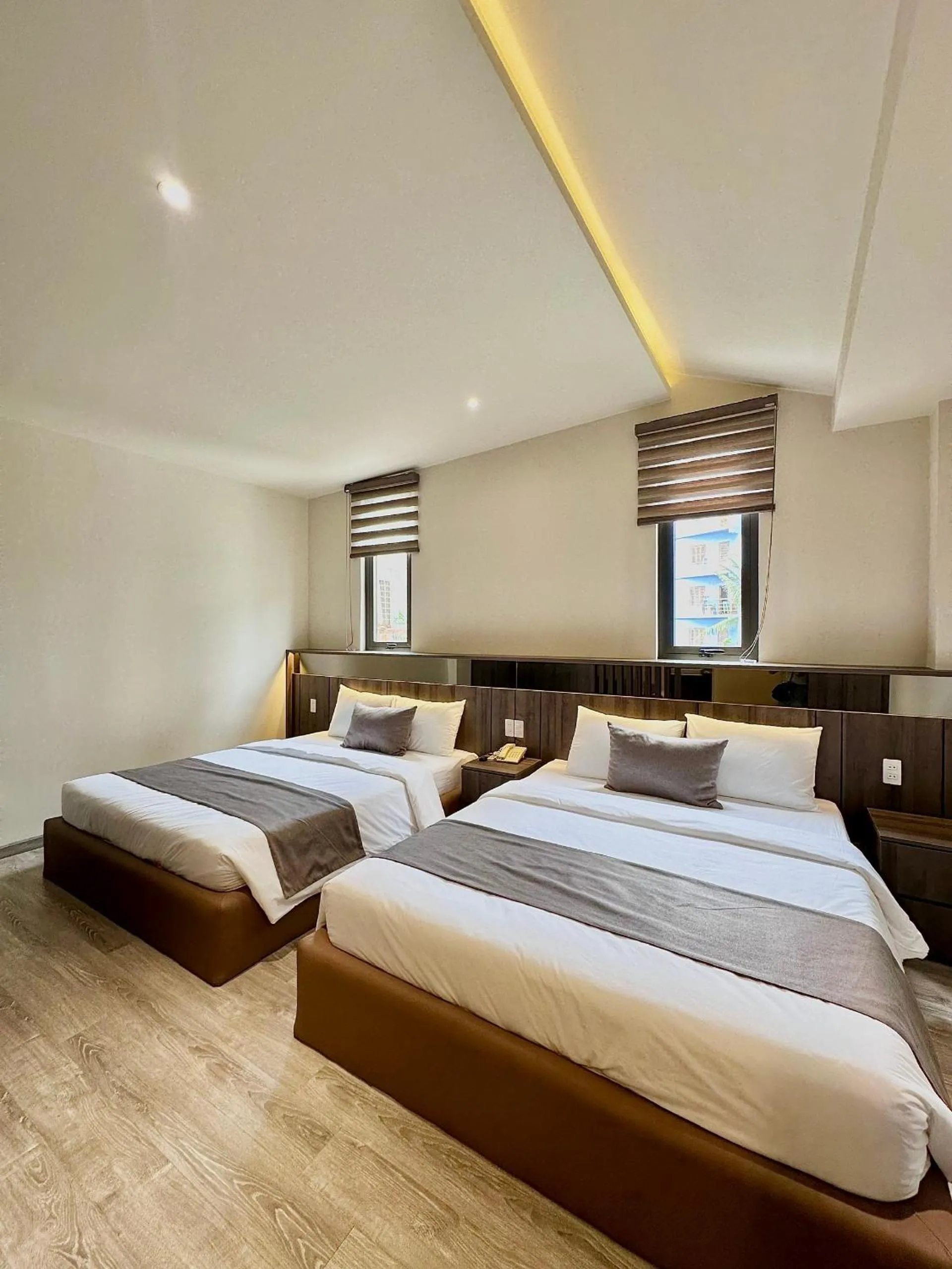 Bed in Hai Long Hotel