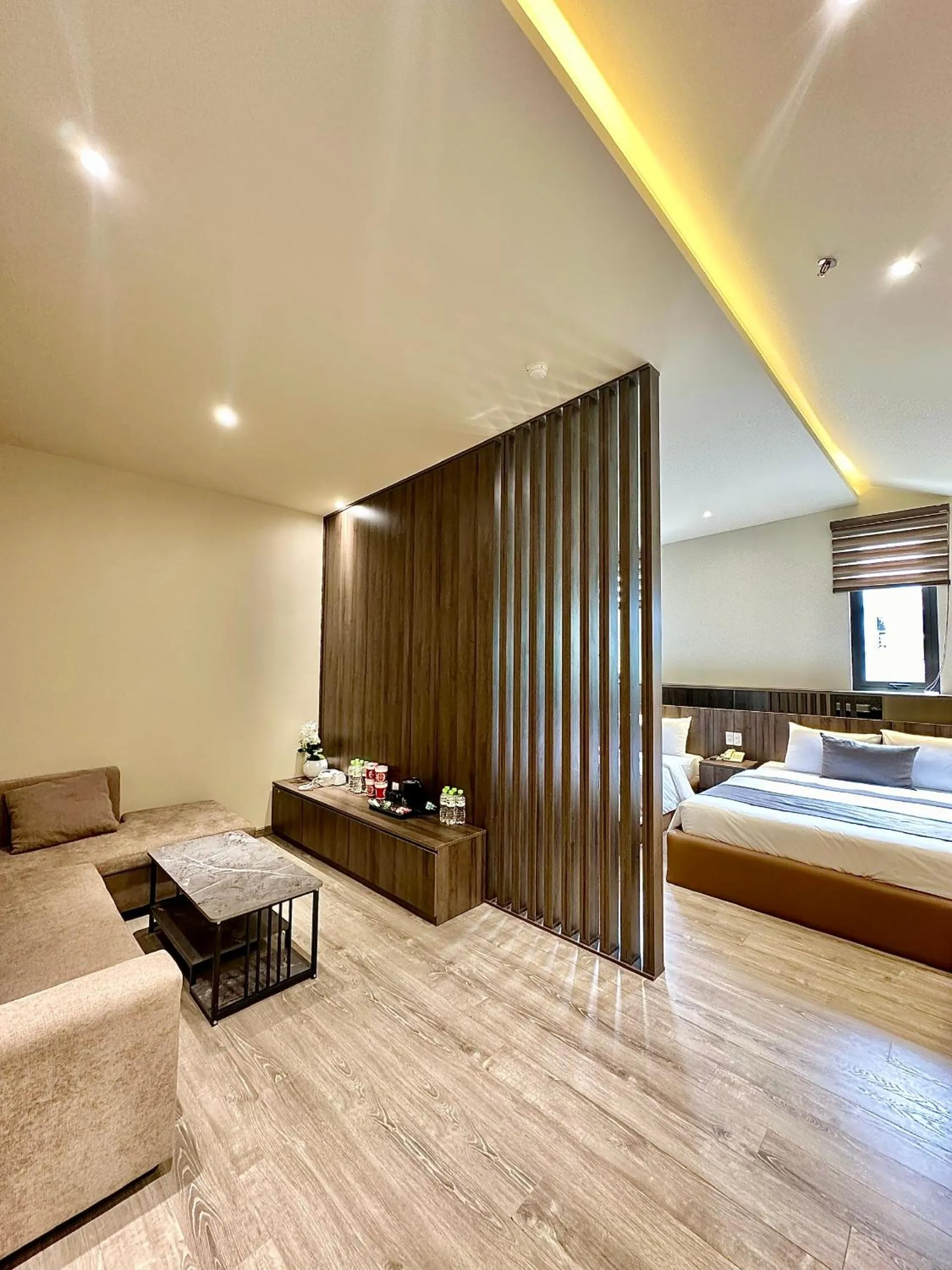 Kitchen or kitchenette in Hai Long Hotel