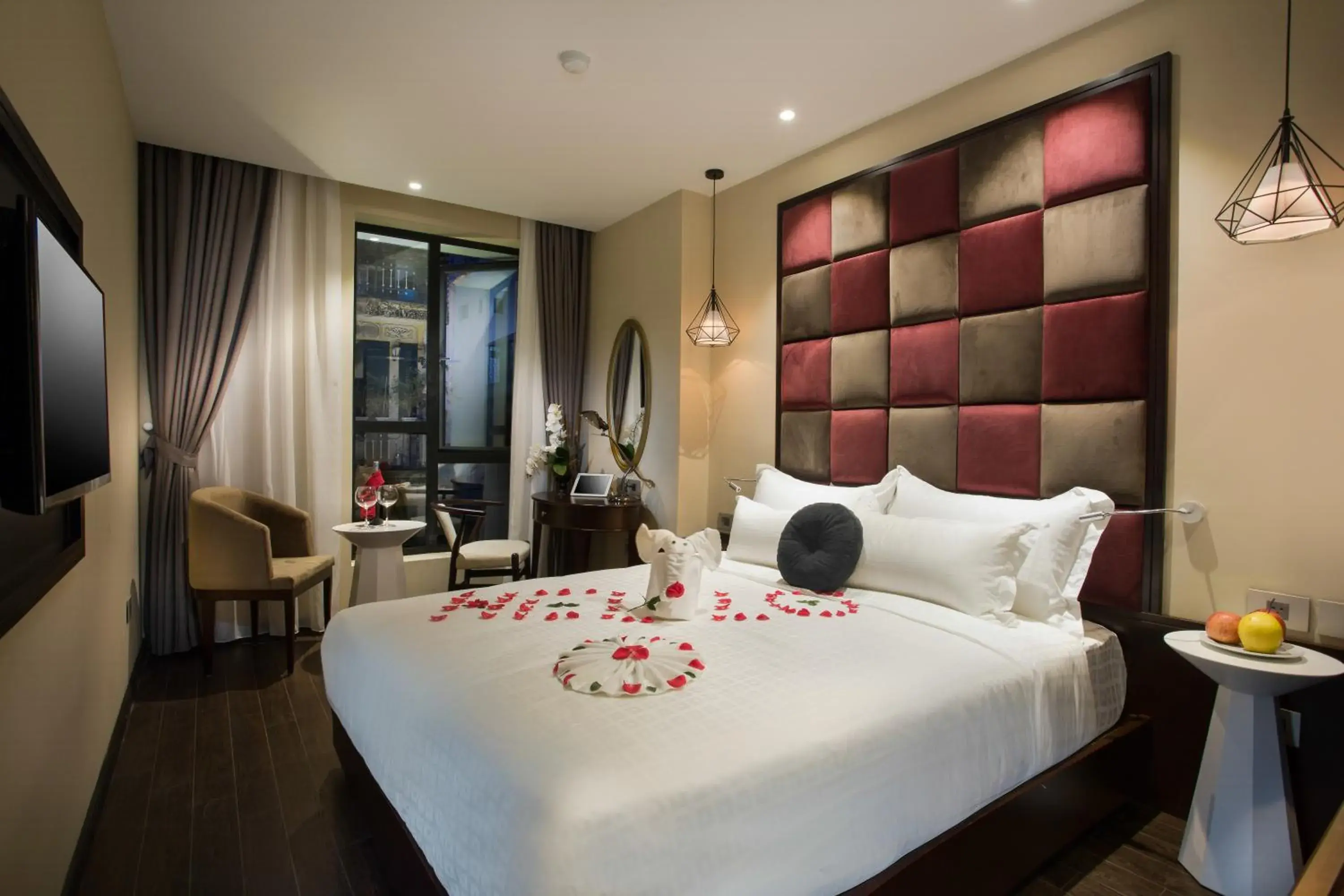 Bedroom, Bed in Hanoi La Storia Hotel Bedroom, Bed in Hanoi La Storia Hotel