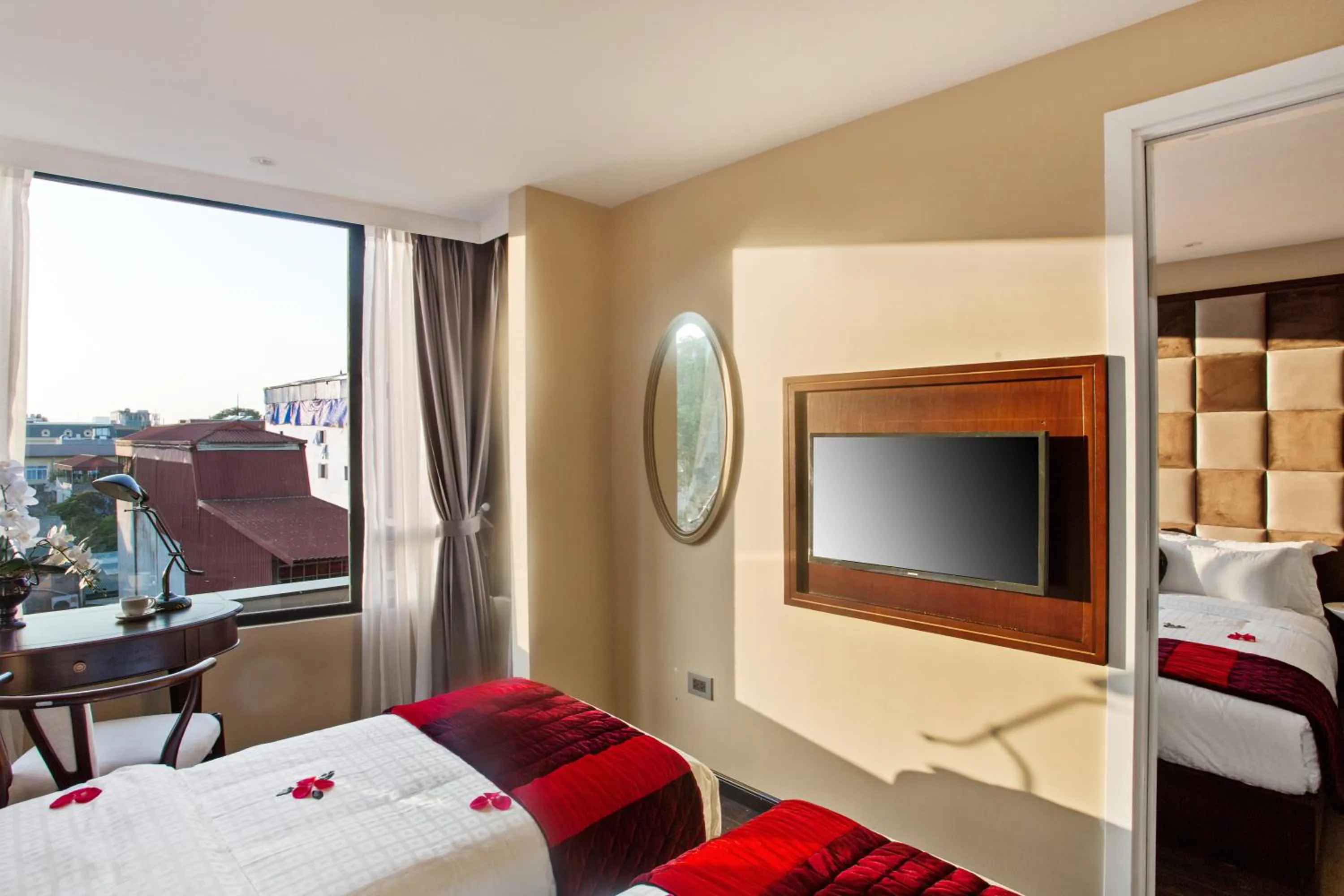 Bedroom, Bed in Hanoi La Storia Hotel