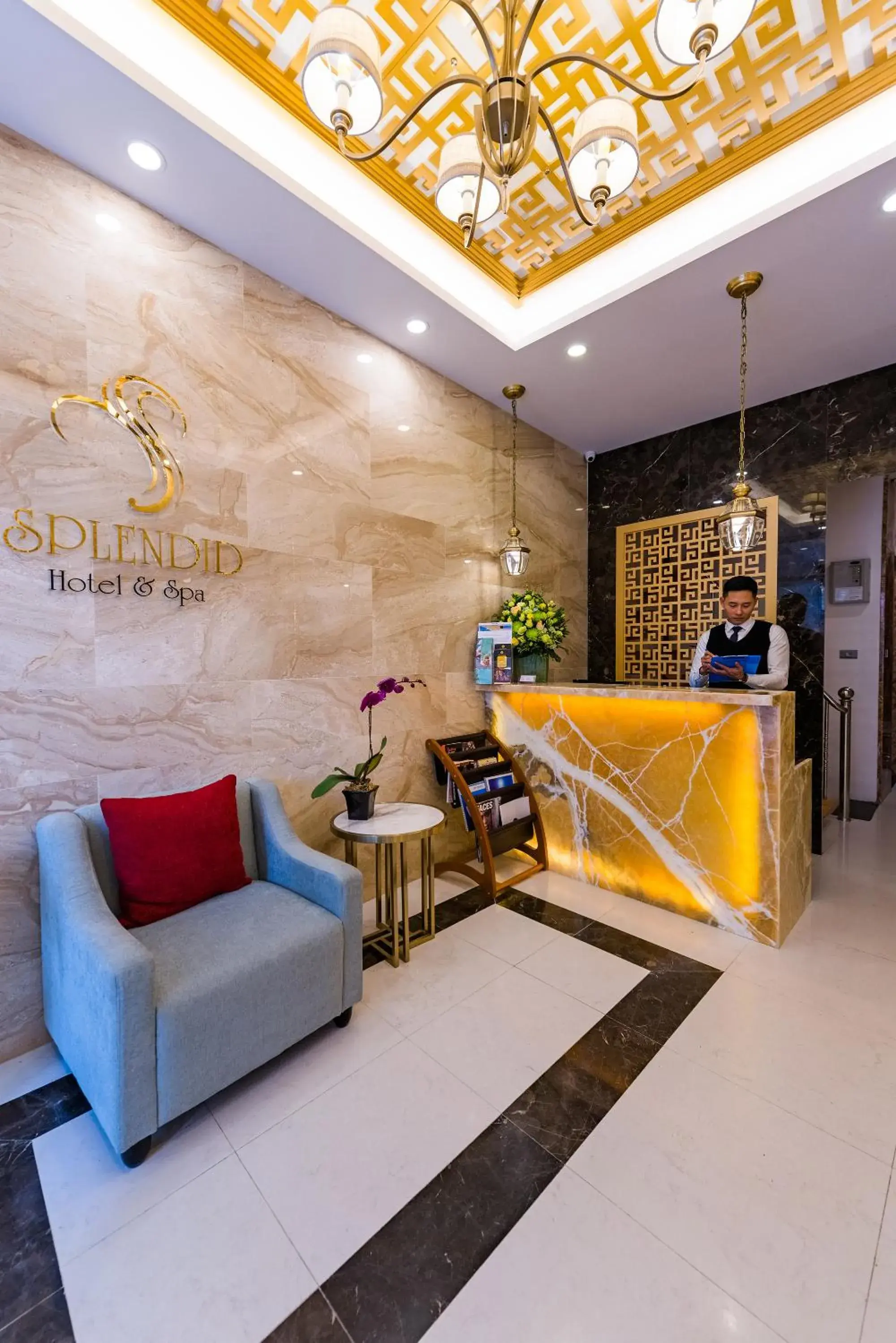 Lobby or reception in Splendid Hotel & Spa Lobby or reception in Splendid Hotel & Spa