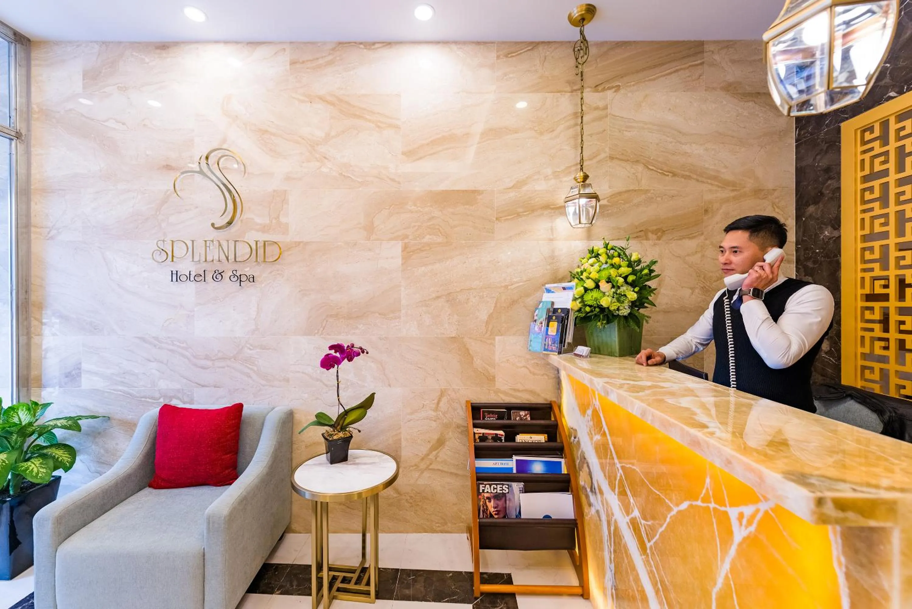 Lobby or reception in Splendid Hotel & Spa
