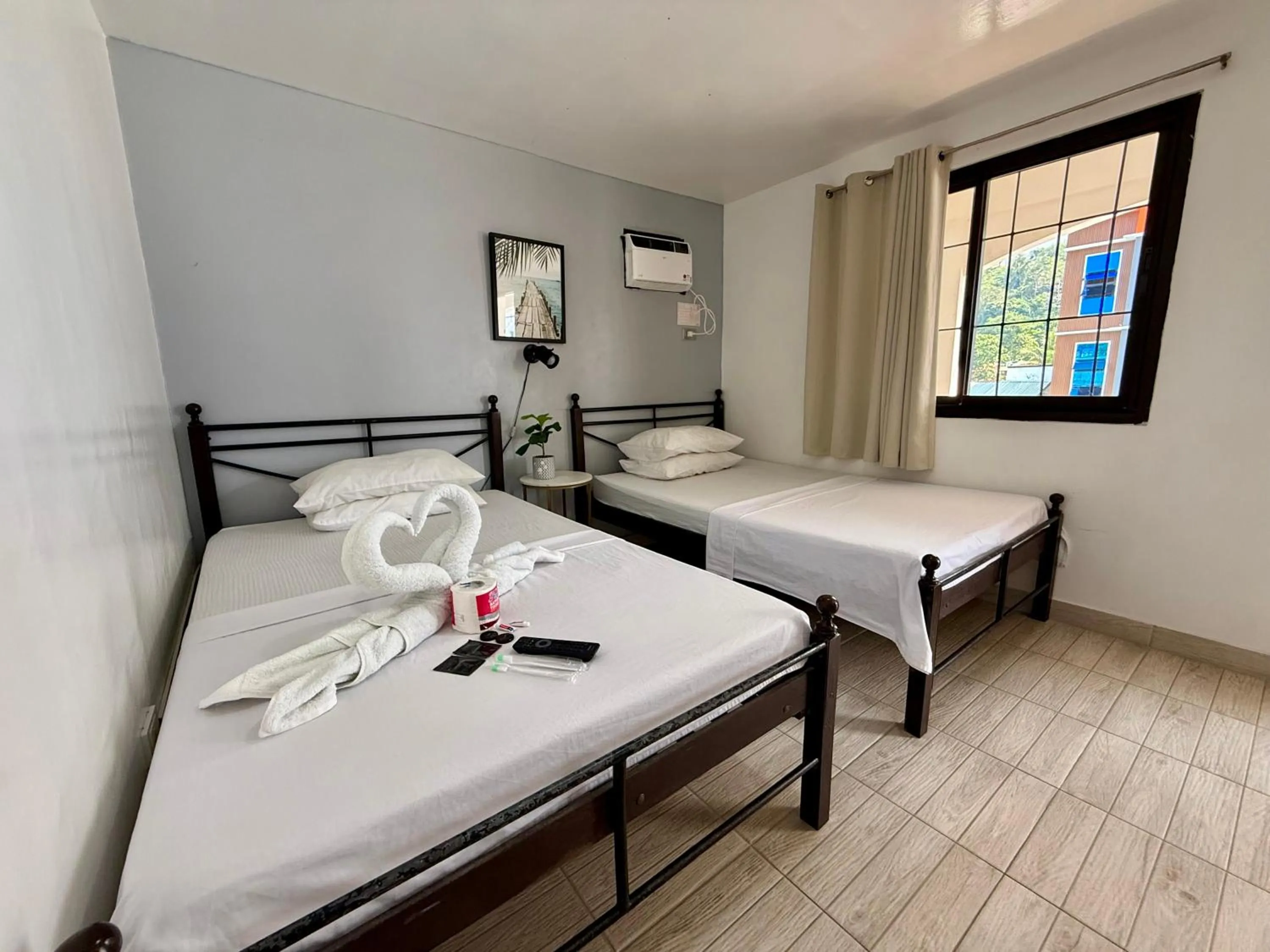 Bed in Marion Roos Hotel