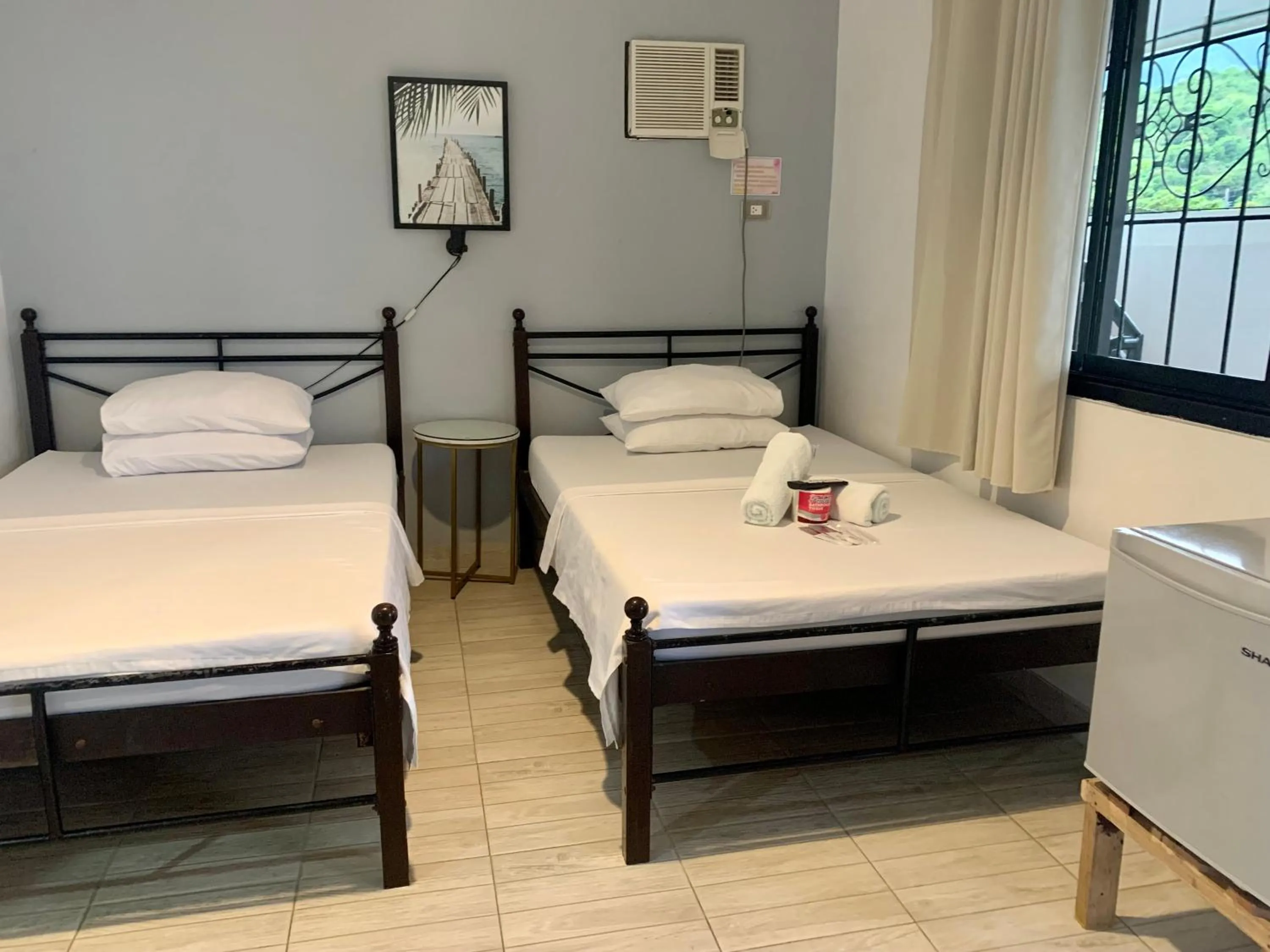 Bed in Marion Roos Hotel