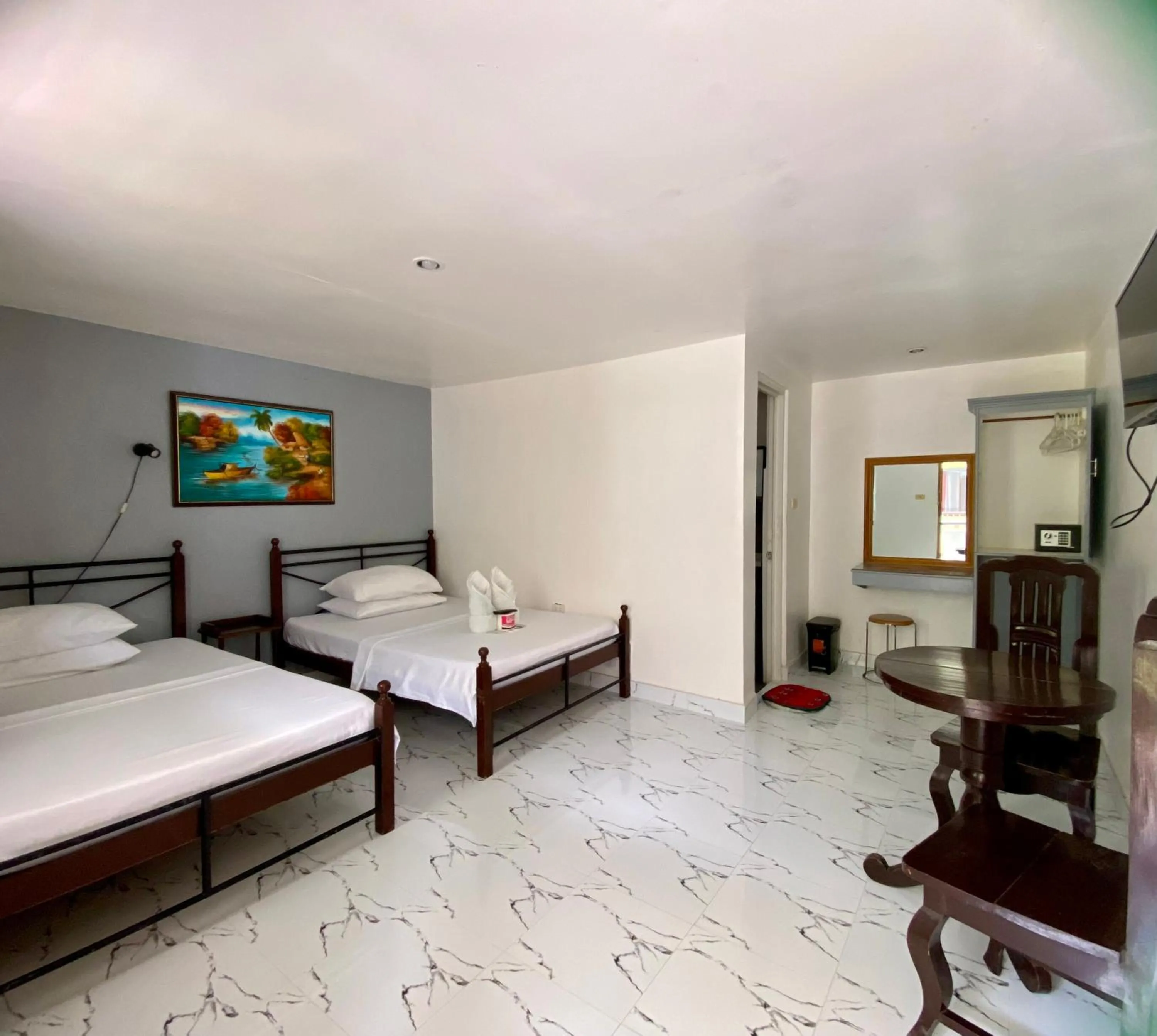 Bed in Marion Roos Hotel