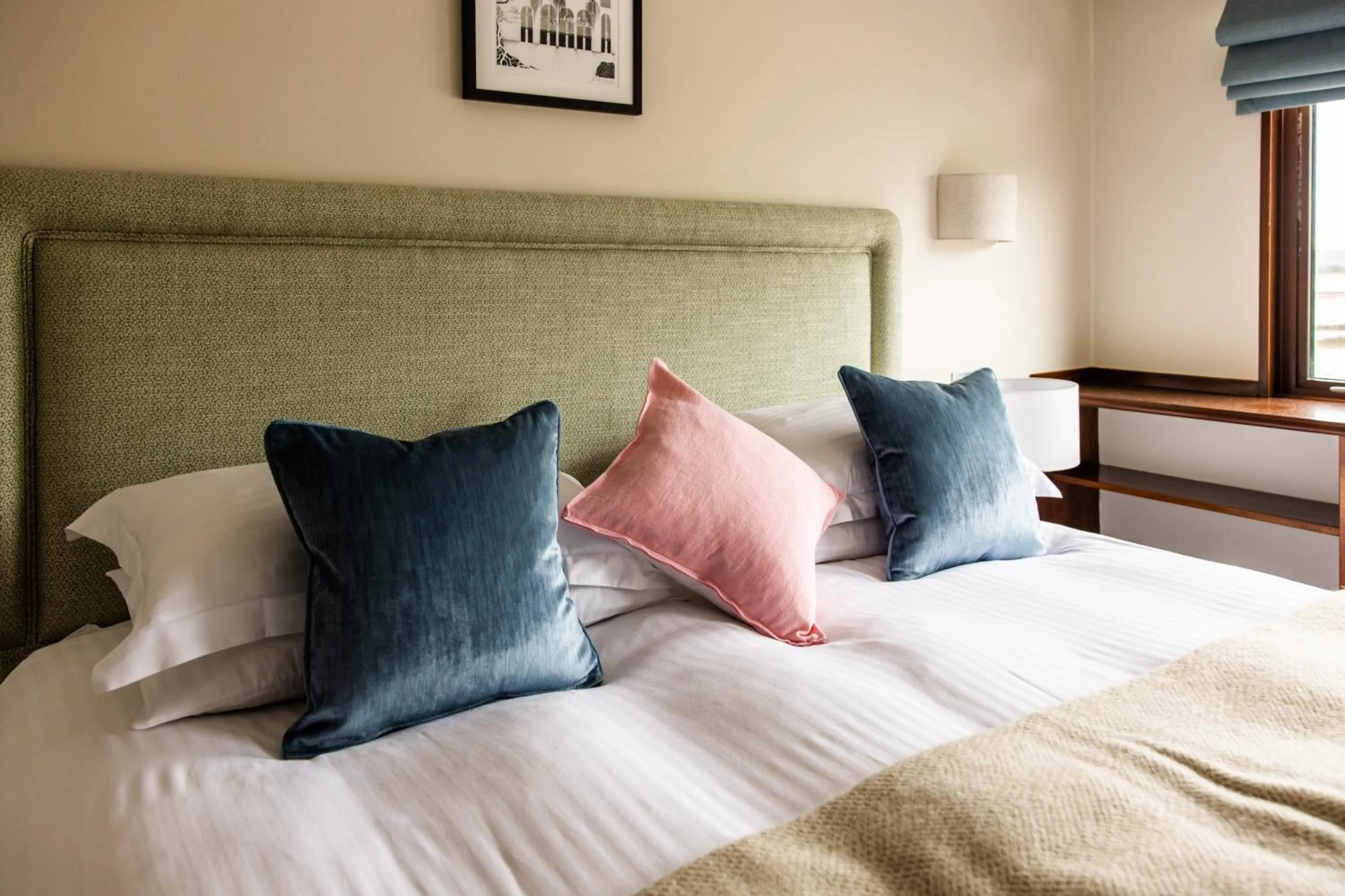 Bed in The Moorings Hotel & Restaurant