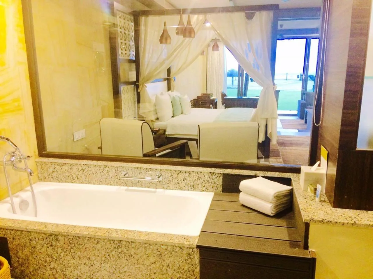 Bathroom in Welcomhotel by ITC Hotels, Kences Palm Beach, Mamallapuram