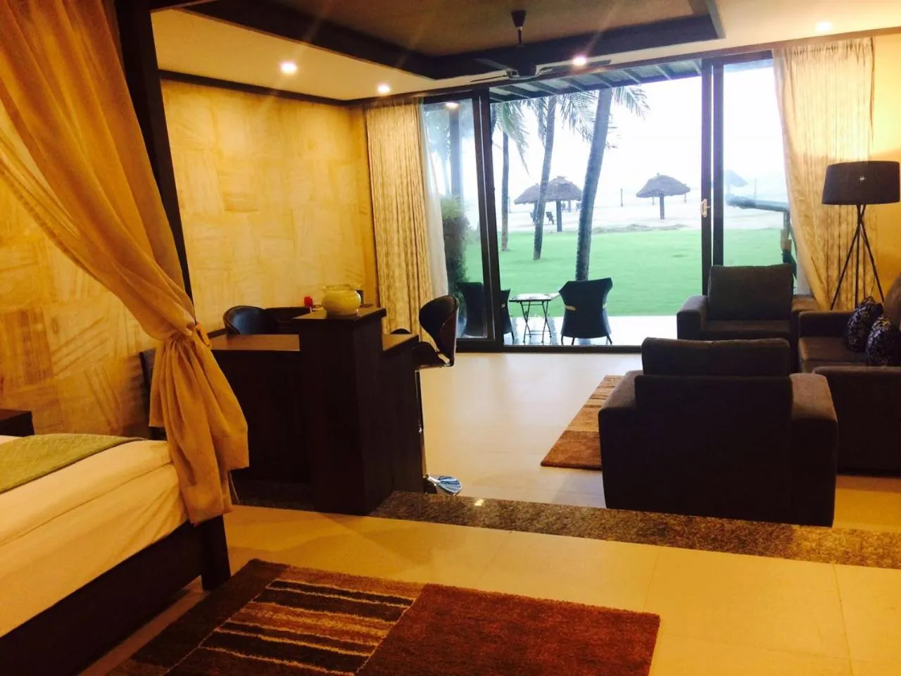 Bedroom, Bed in Welcomhotel by ITC Hotels, Kences Palm Beach, Mamallapuram