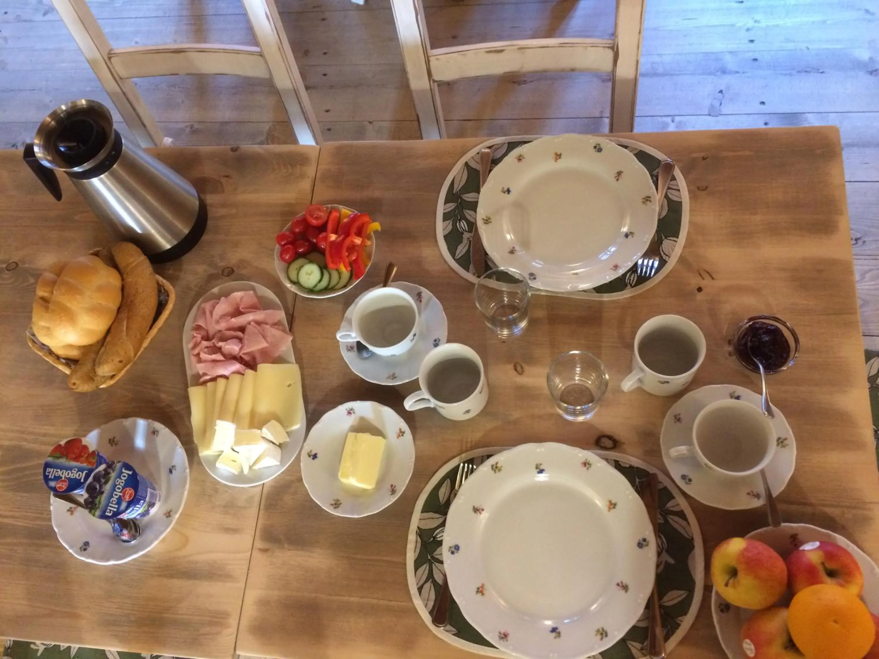 Continental breakfast in Kap Café