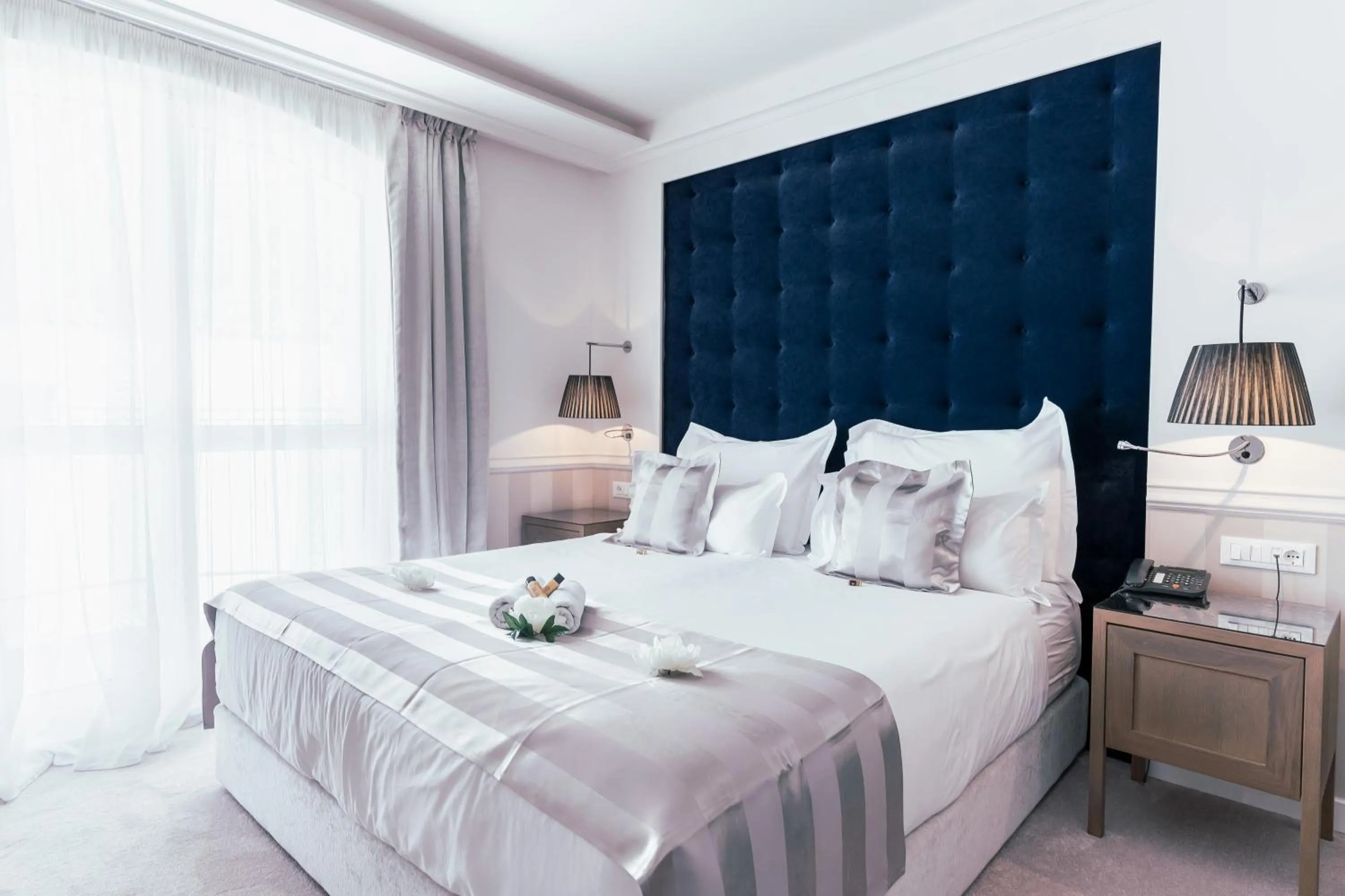 Bed in Grand Hotel Slavia