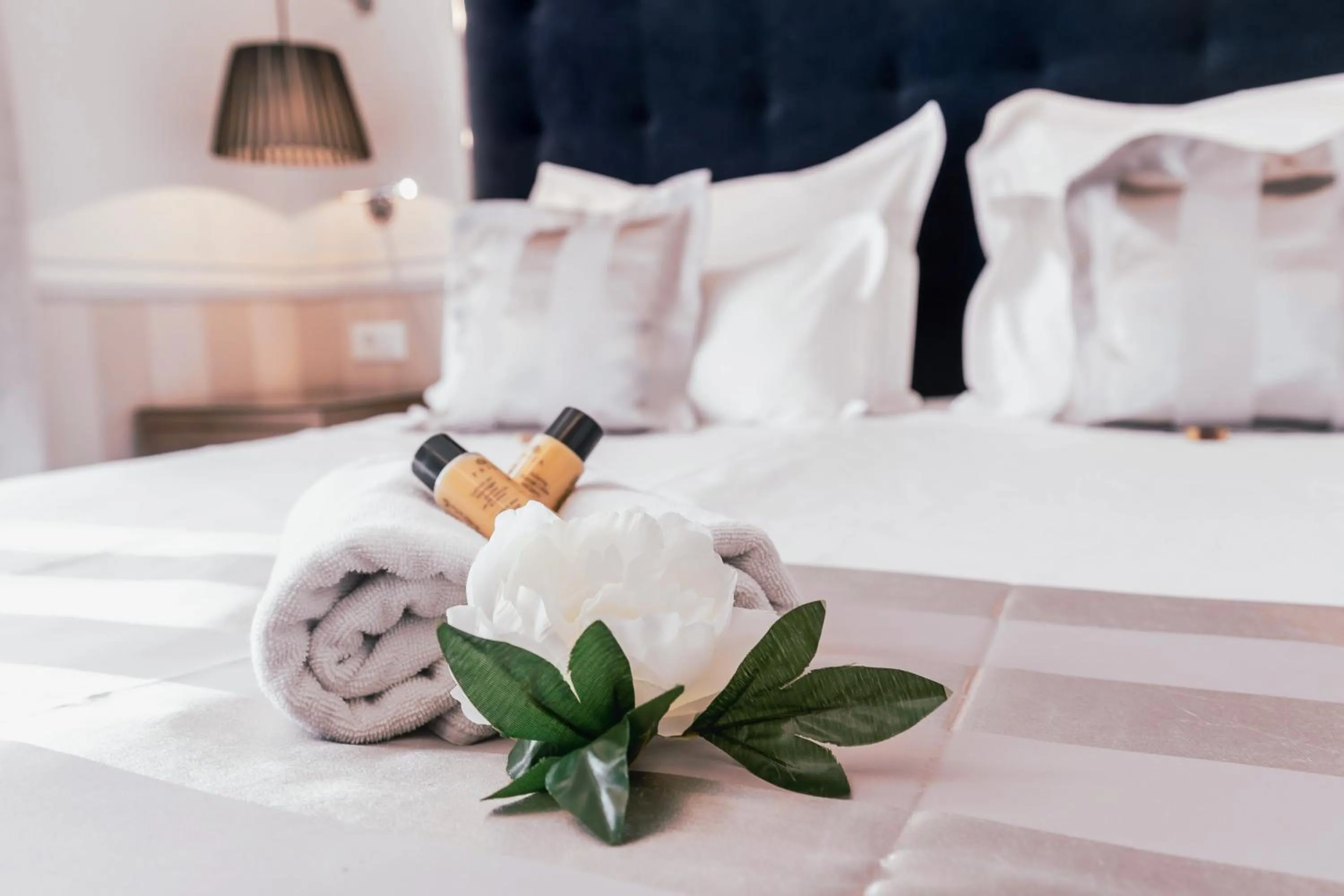 Bed in Grand Hotel Slavia