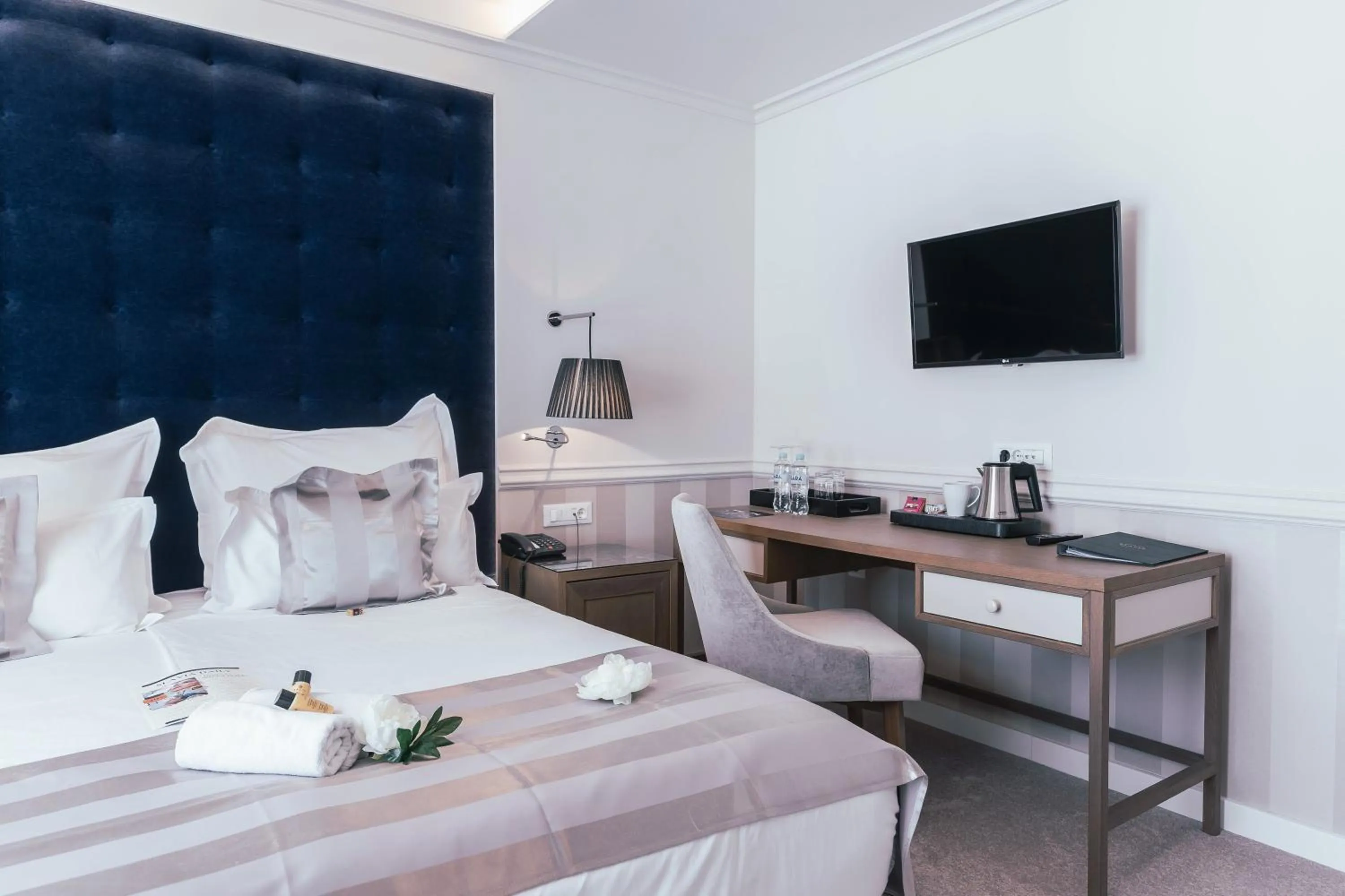 Bed in Grand Hotel Slavia