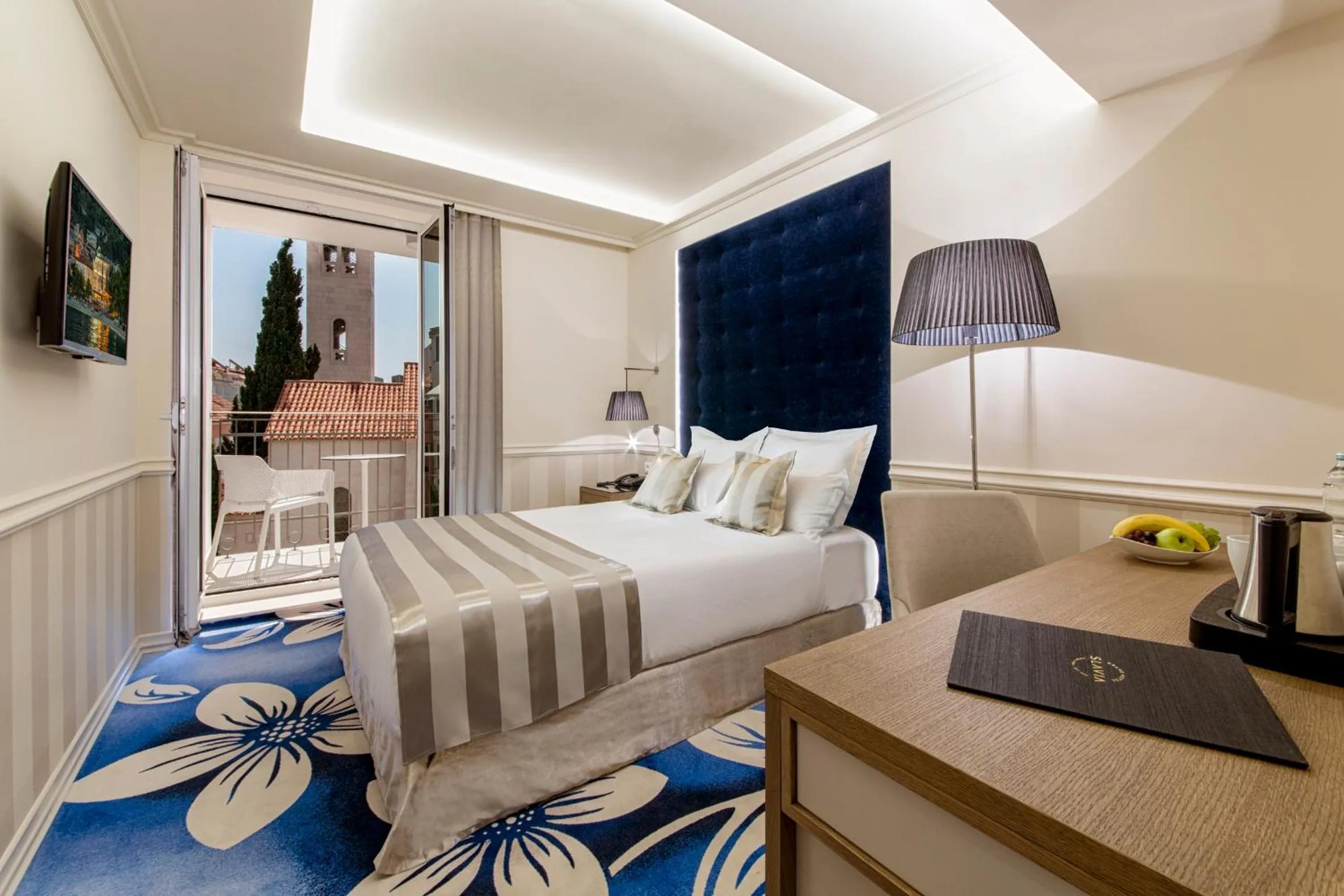 Bed in Grand Hotel Slavia