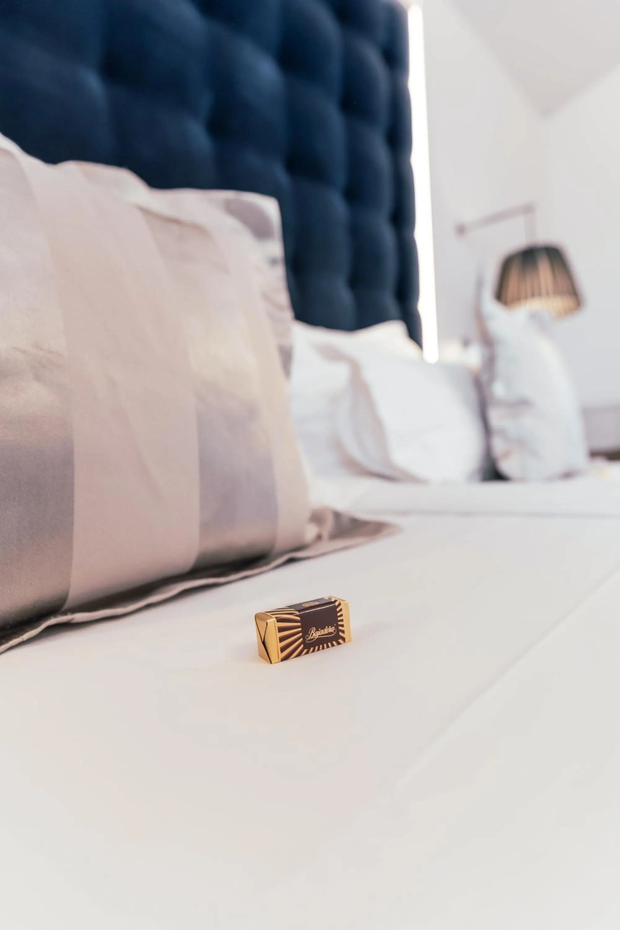 Bed in Grand Hotel Slavia