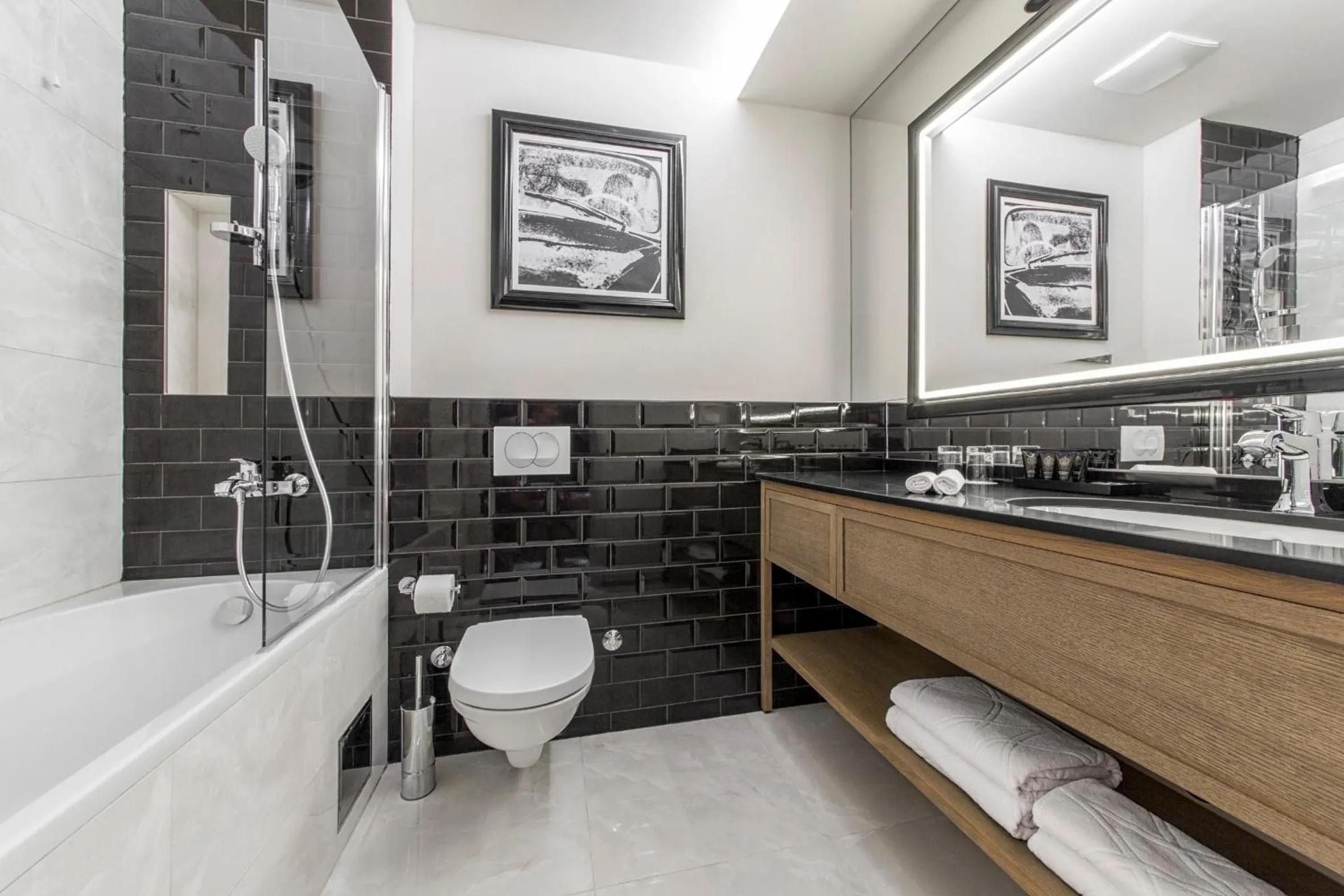 Bathroom in Grand Hotel Slavia