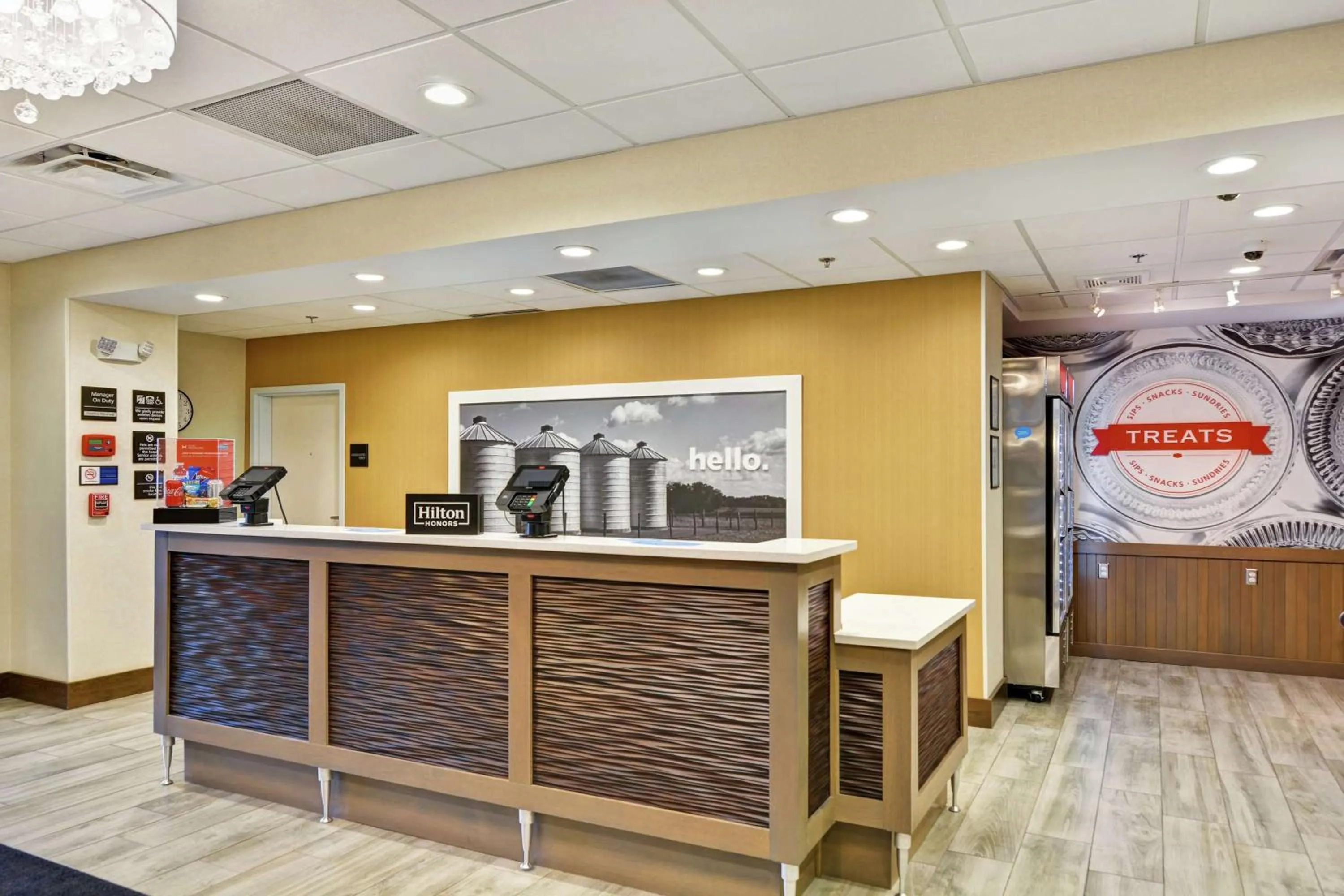 Lobby or reception in Hampton Inn Suites Ashland, Ohio