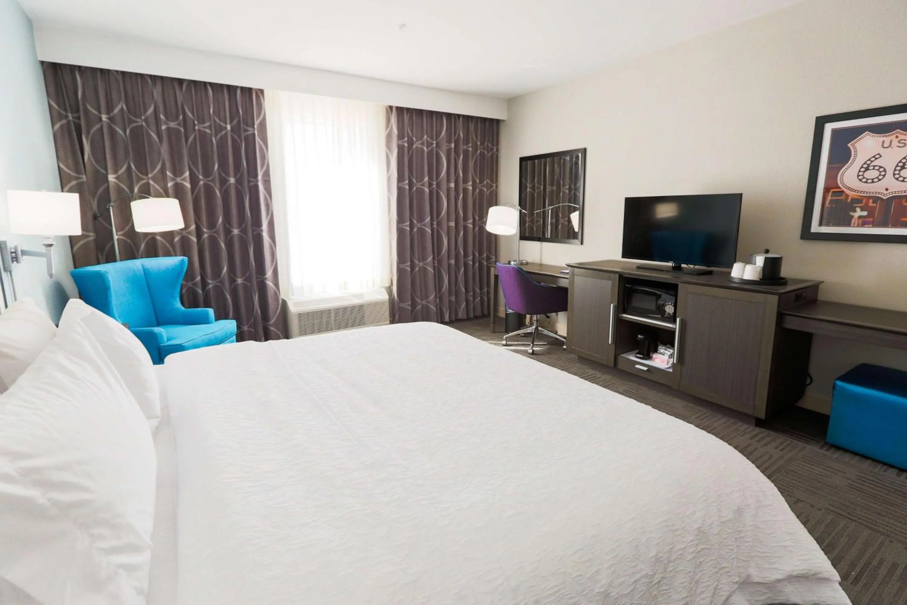 Bed in Hampton Inn El Reno Ok