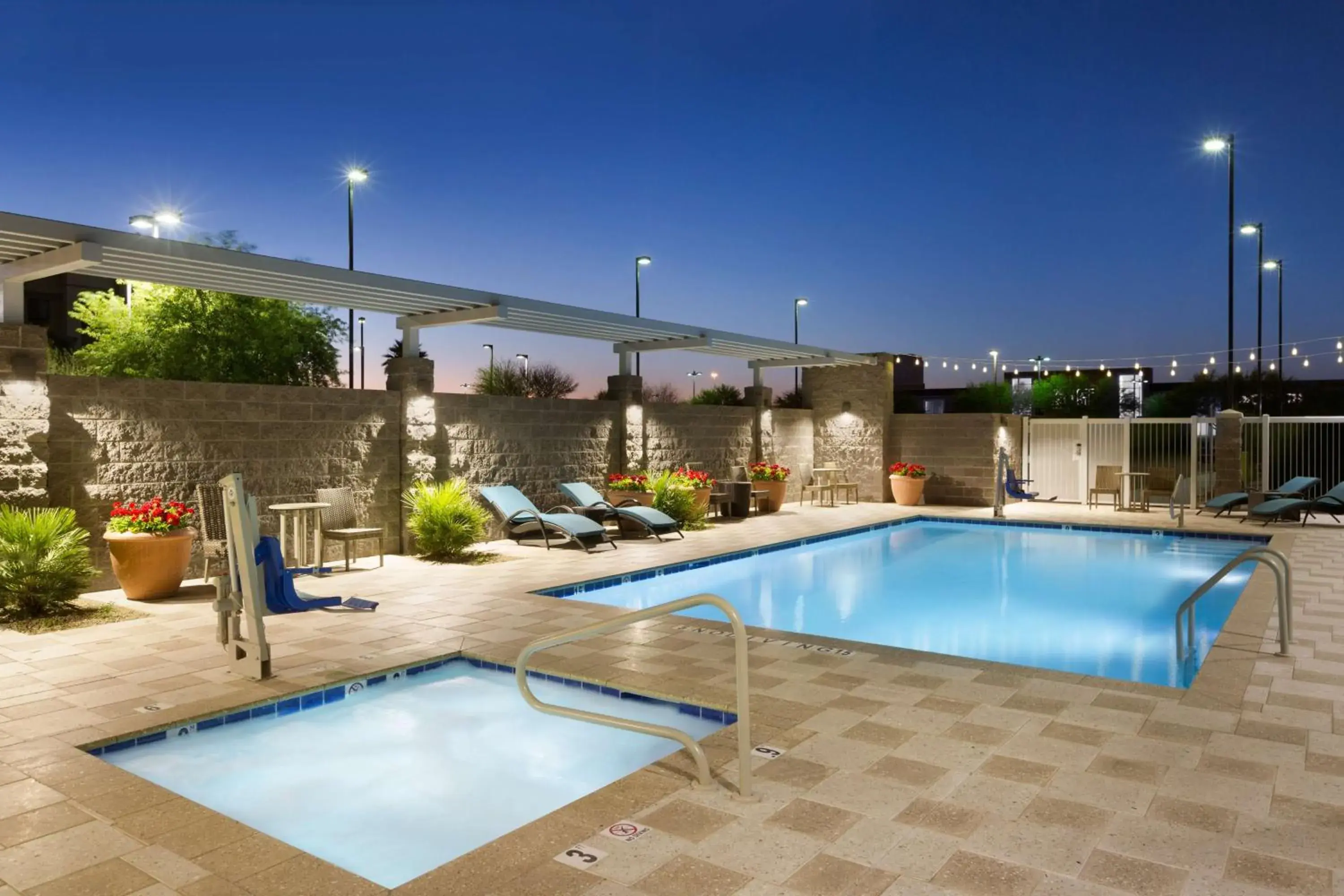 Pool view in Home2 Suites By Hilton Glendale Westgate Pool view in Home2 Suites By Hilton Glendale Westgate