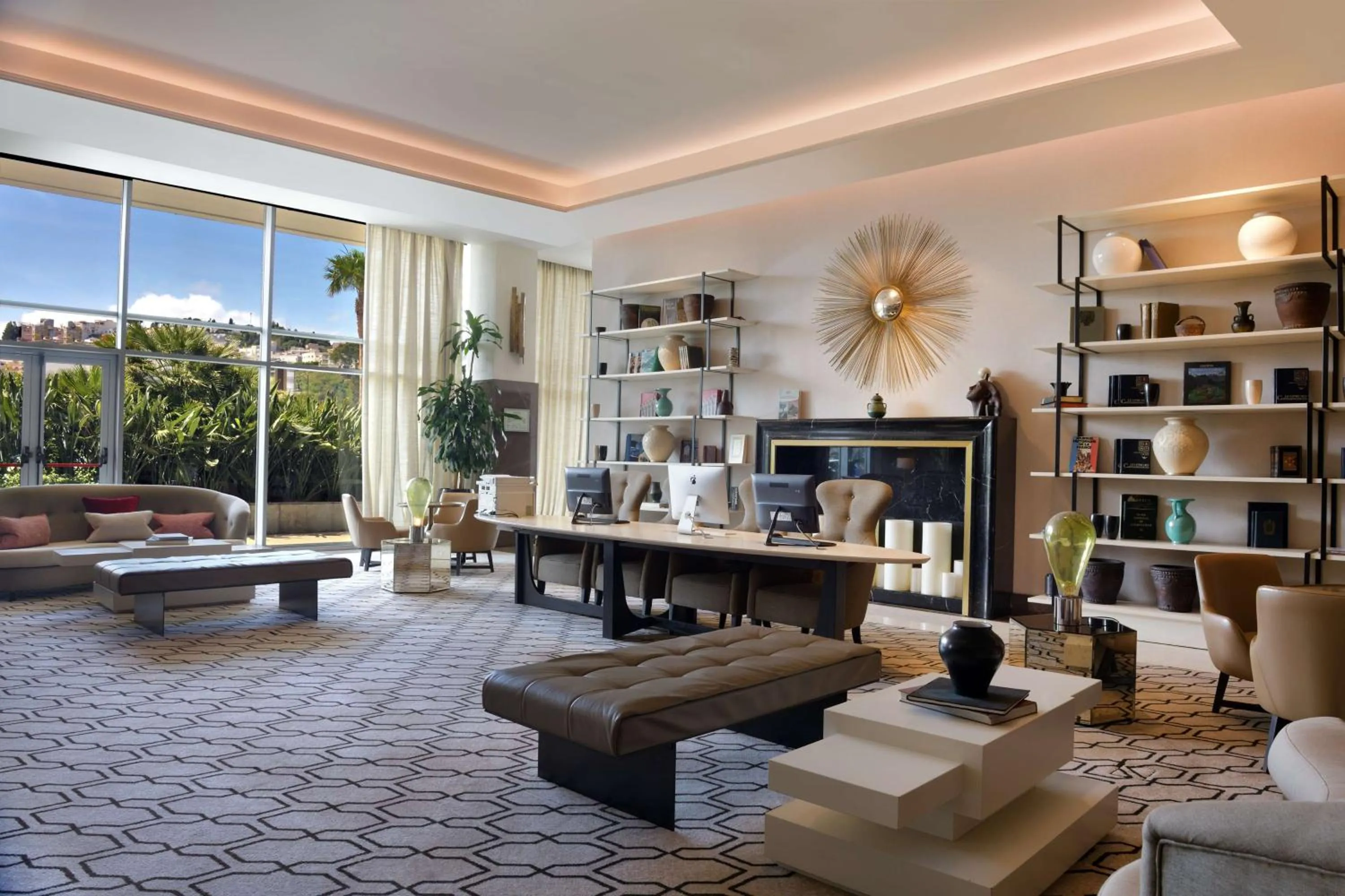 Lobby or reception in Hilton Tanger City Center