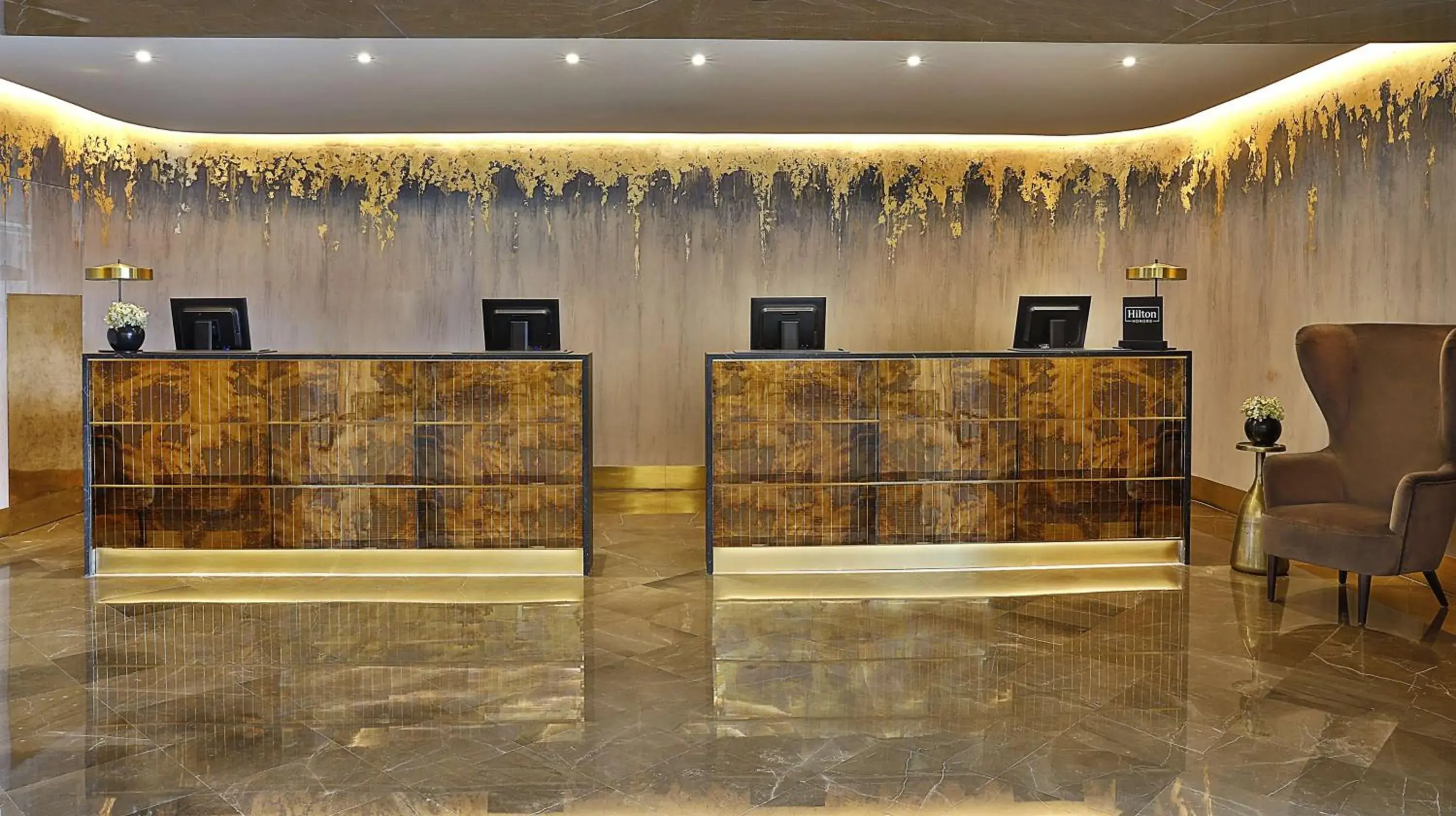 Lobby or reception in Hilton Tanger City Center Lobby or reception in Hilton Tanger City Center