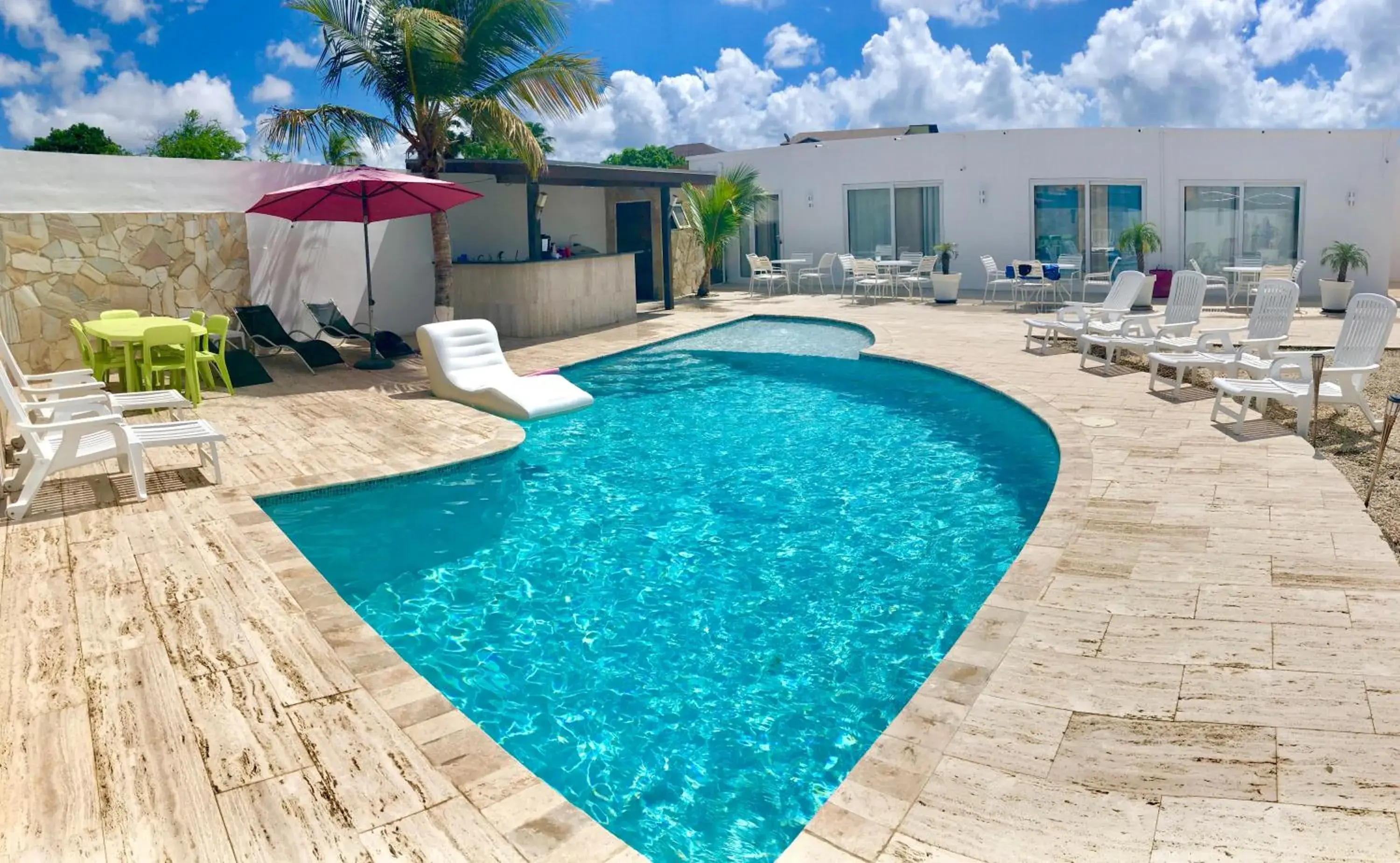 Pool view in Genesis Apartments Pool view in Genesis Apartments