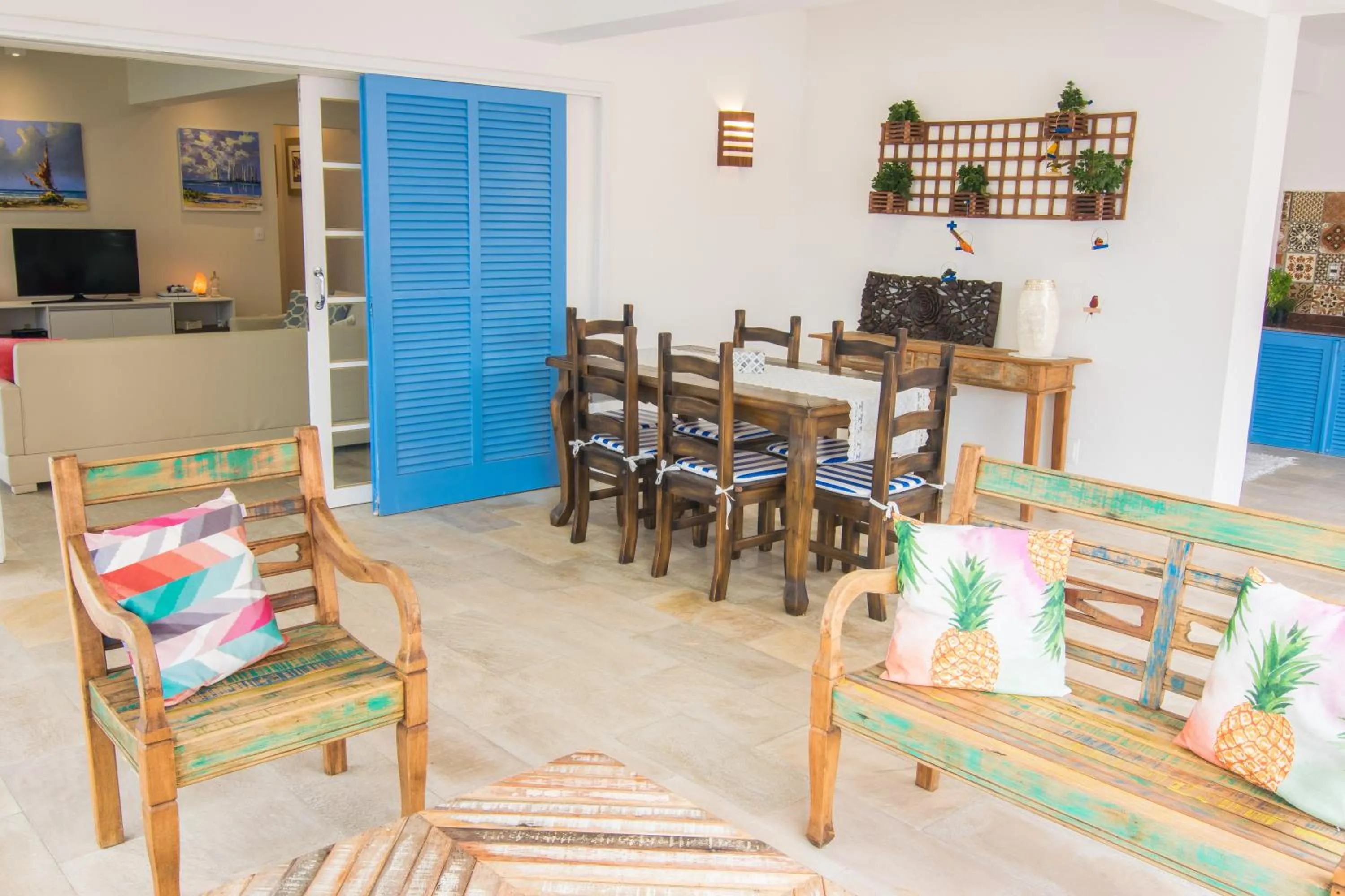 Communal lounge/ TV room in Hospedaria Conceitual