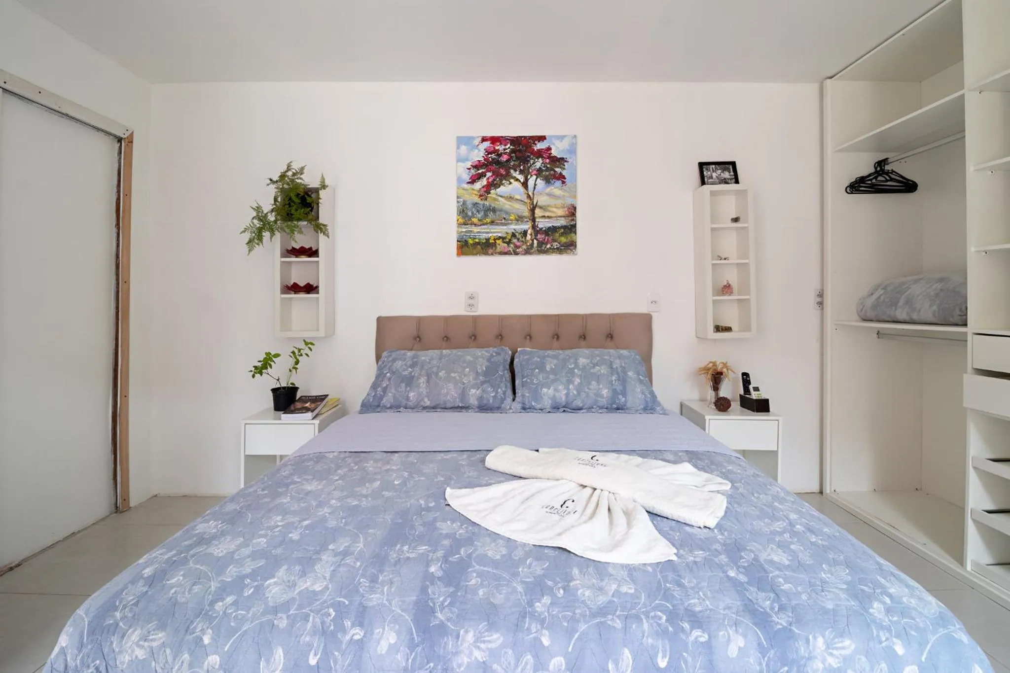 Decorative detail, Bed in Hospedaria Conceitual