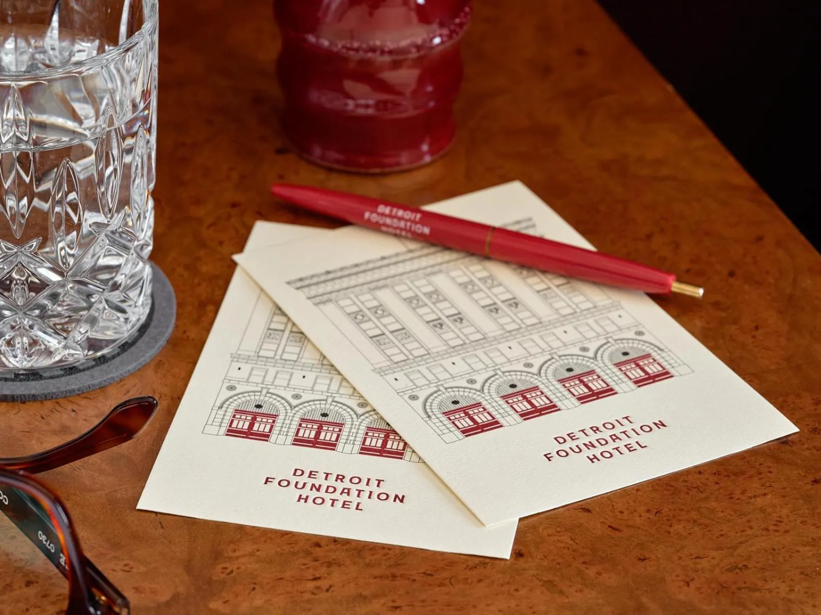 Decorative detail in Detroit Foundation Hotel