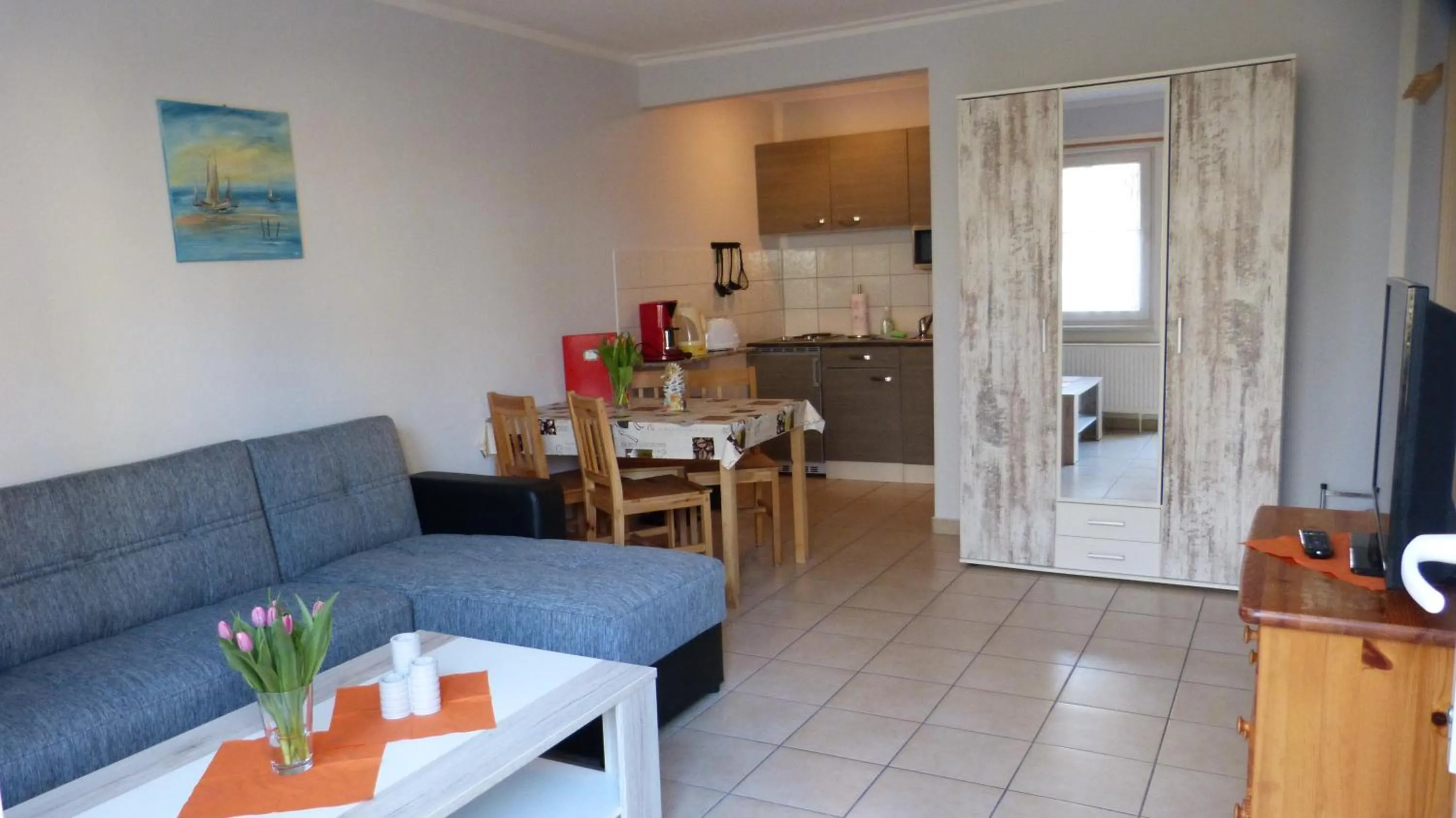 Living room in Bernstein Appartements