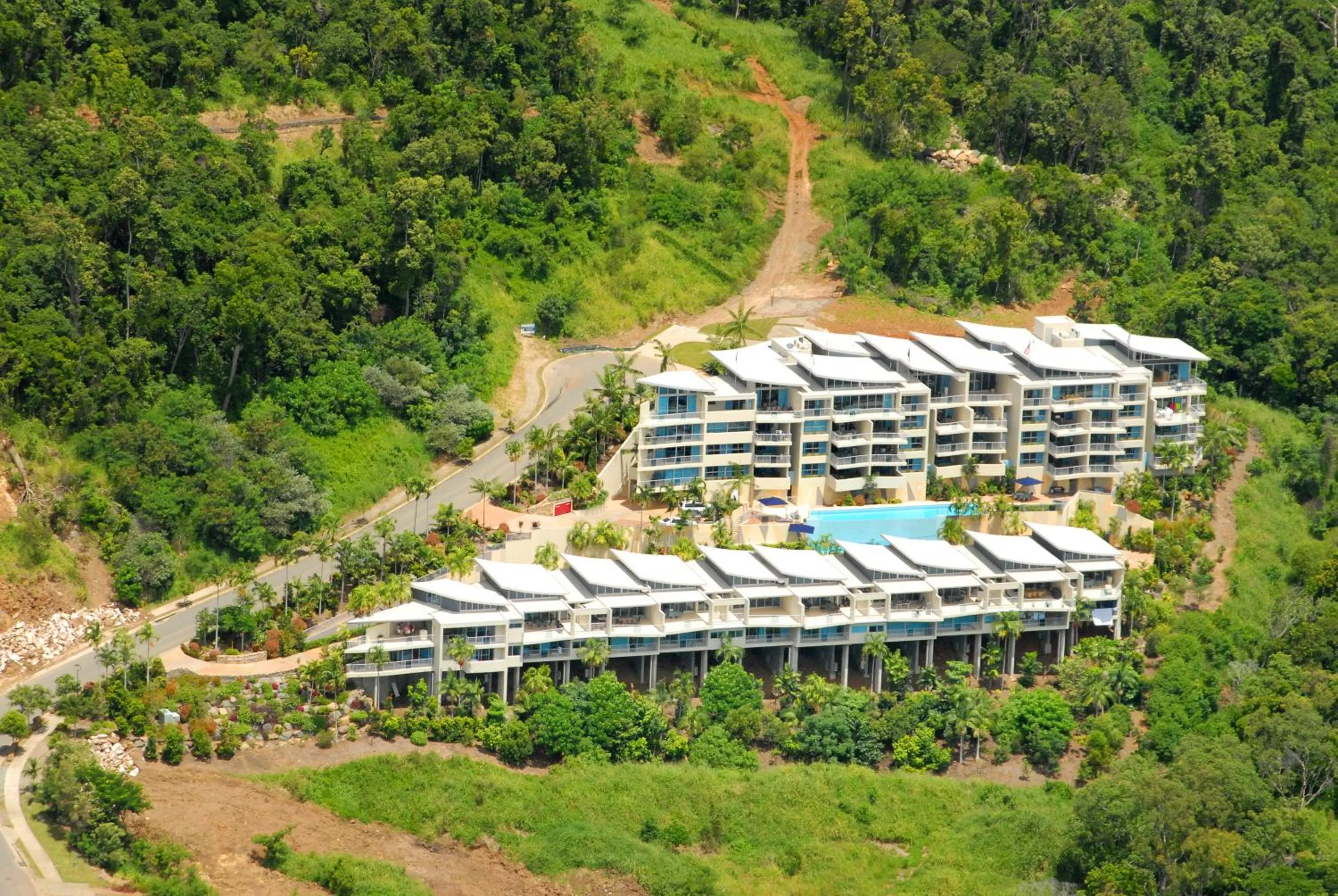 Bird's eye view in Azure Sea Whitsunday Resort