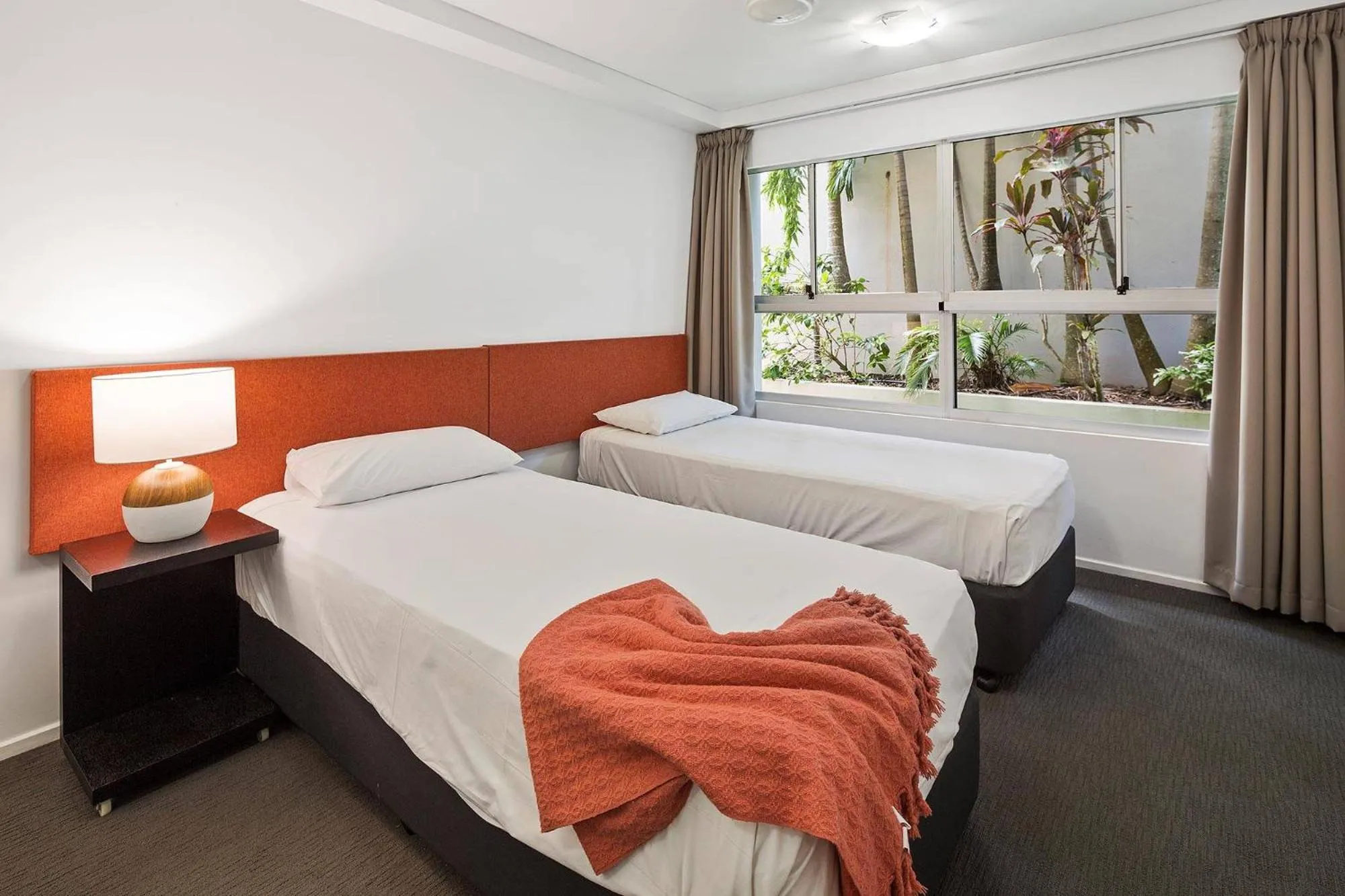 Bed in Azure Sea Whitsunday Resort