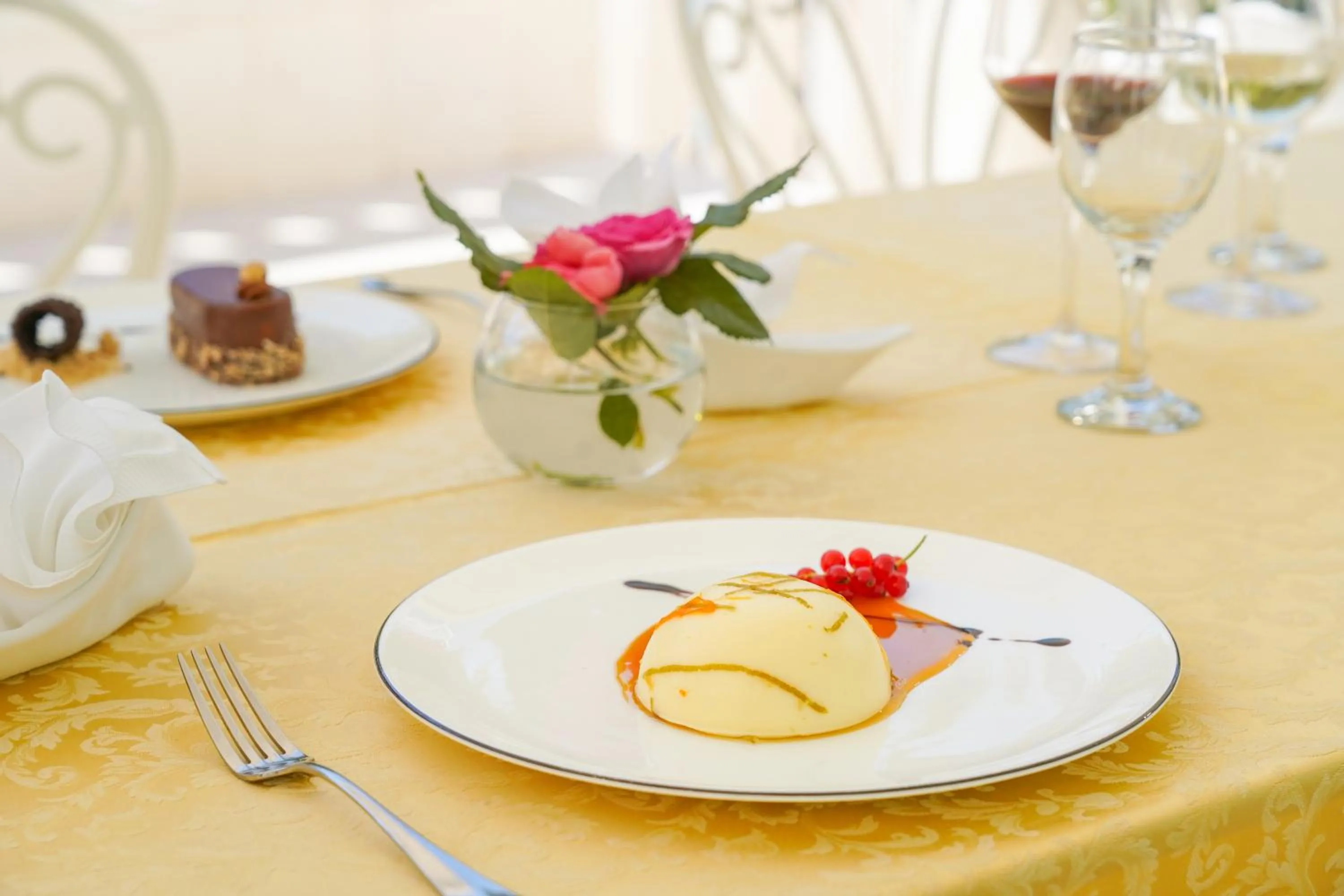 Food in Hotel Villa Bacchus