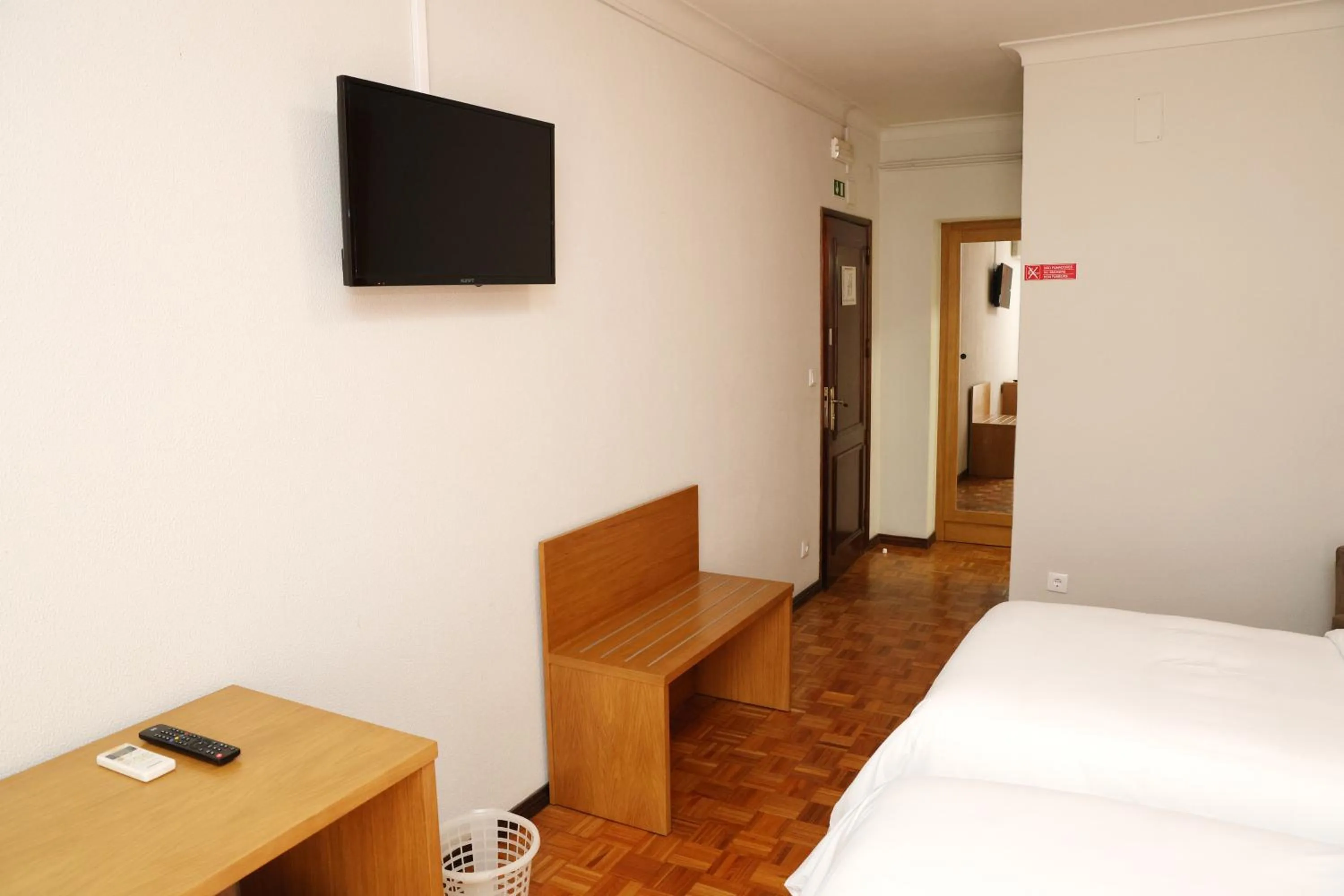 Bed in Hotel Ribadouro