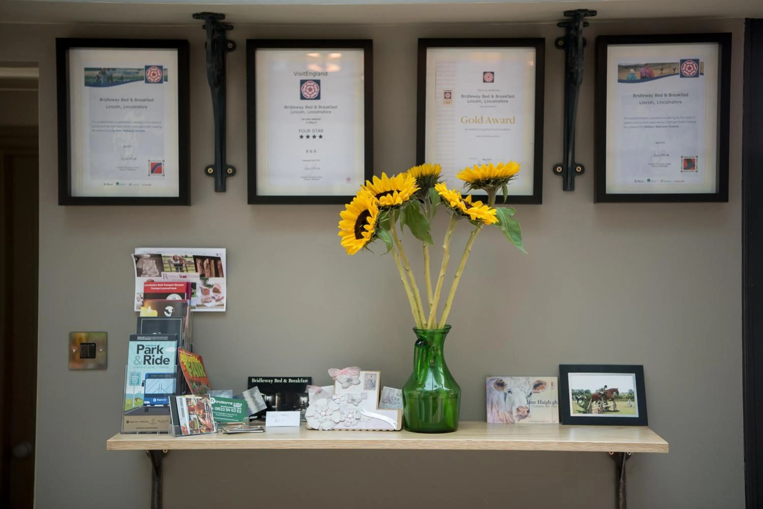 Restaurant/places to eat in Bridleway Bed & Breakfast