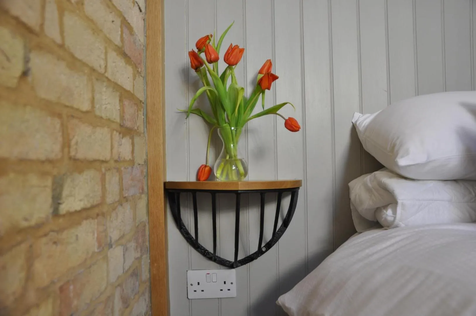 Decorative detail, Bed in Bridleway Bed & Breakfast
