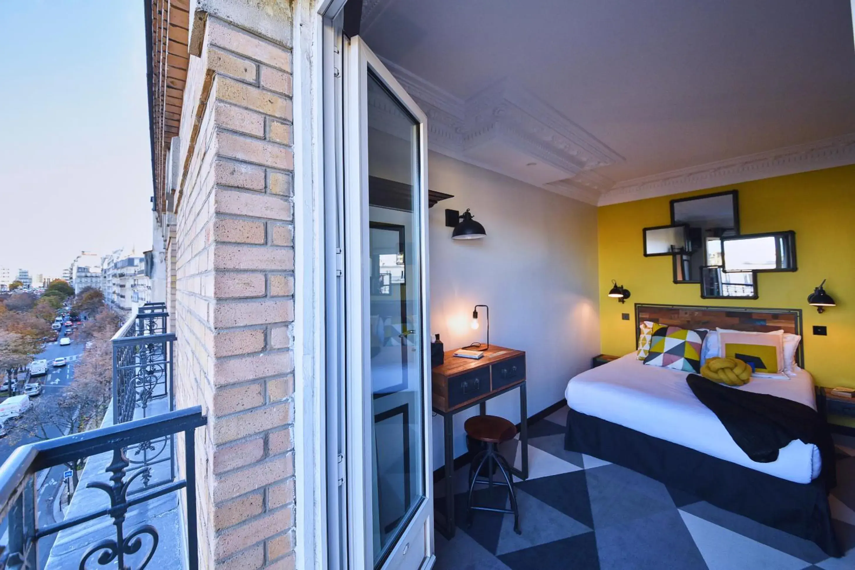 Balcony/Terrace, Bed in Madrigal Balcony/Terrace, Bed in Madrigal