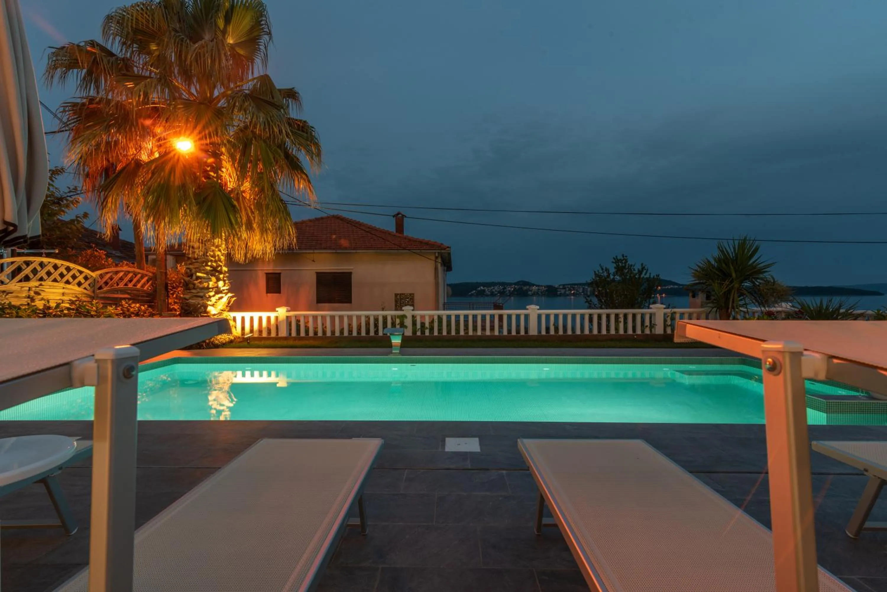 Swimming pool in Villa Ana Trogir