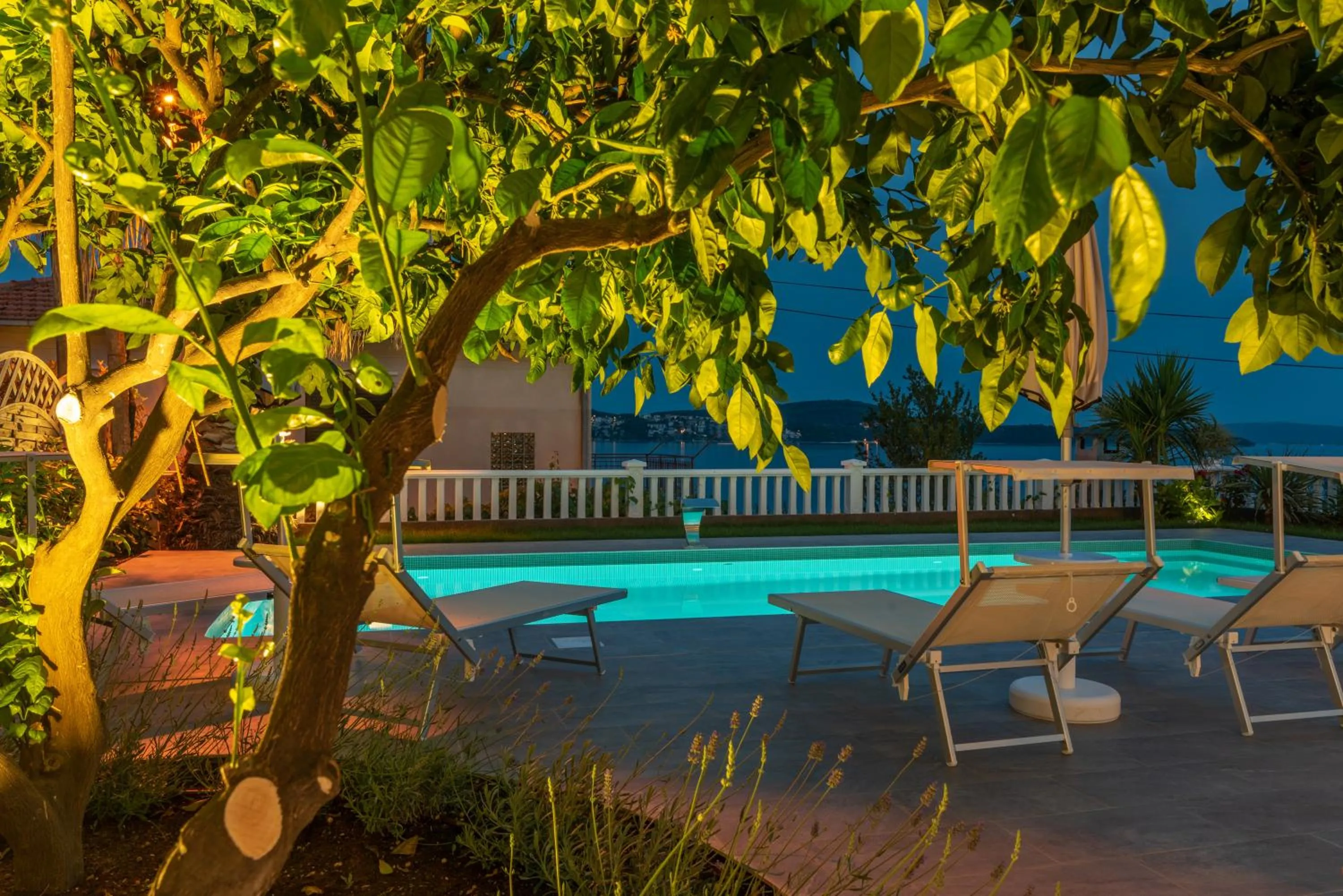 Swimming pool in Villa Ana Trogir