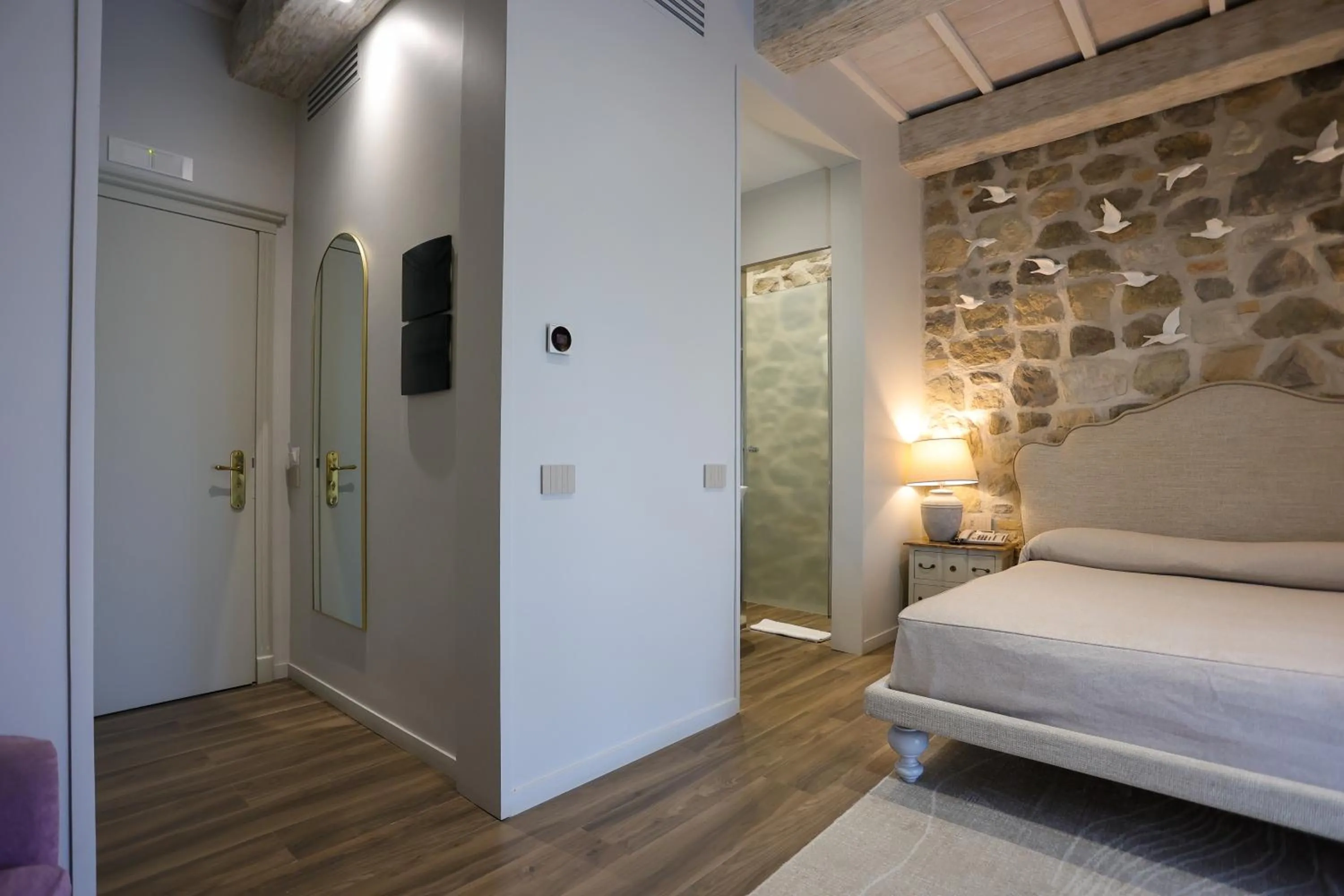 Bed in Hotel Art Al Boschetto