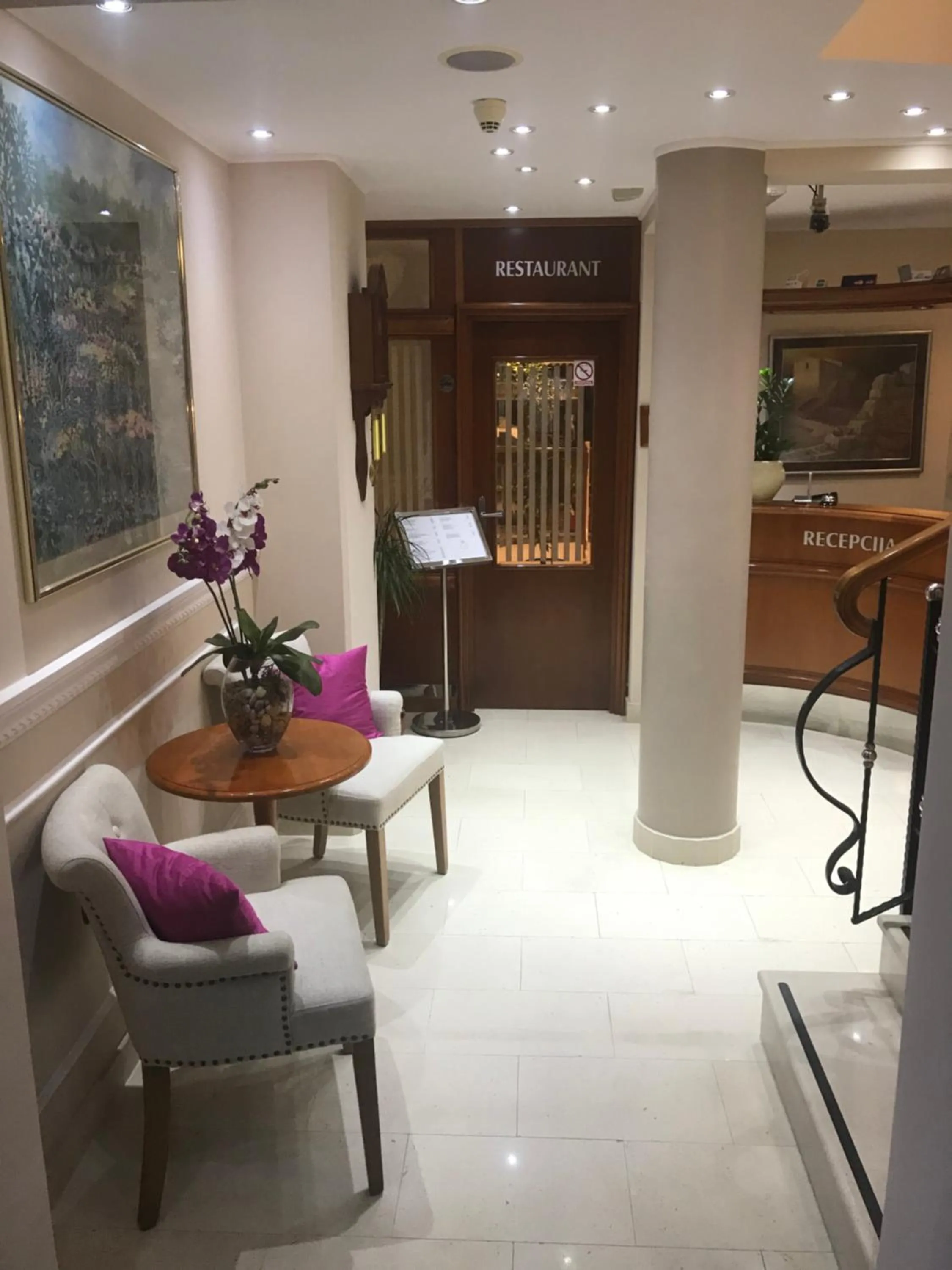 On site in Hotel Rosina