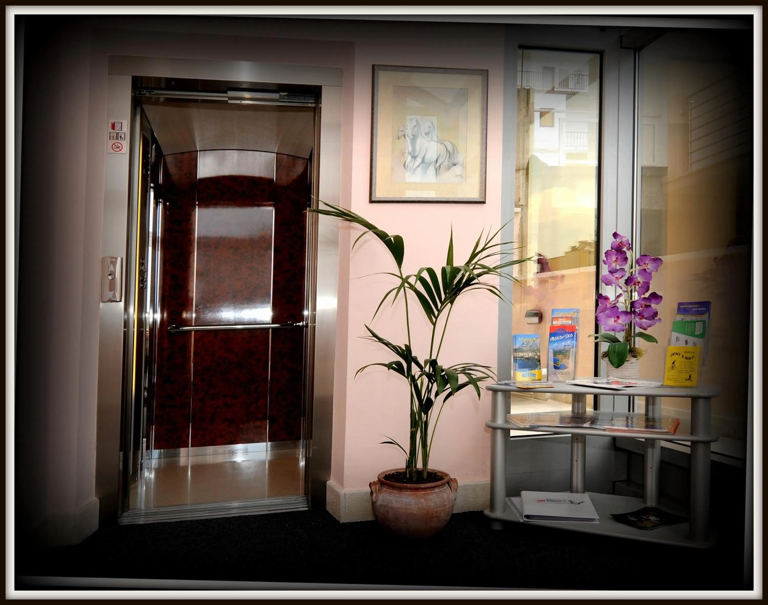 Lobby or reception in Hotel Rosina