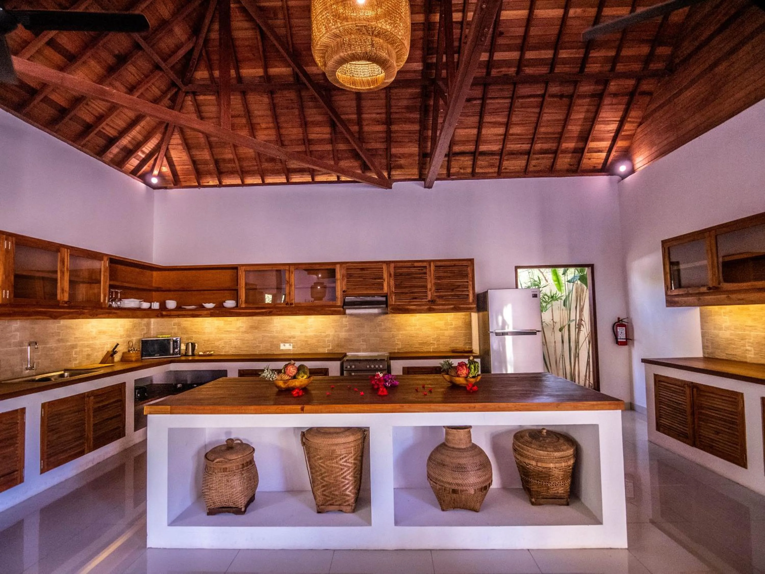 kitchen in Utara Villas