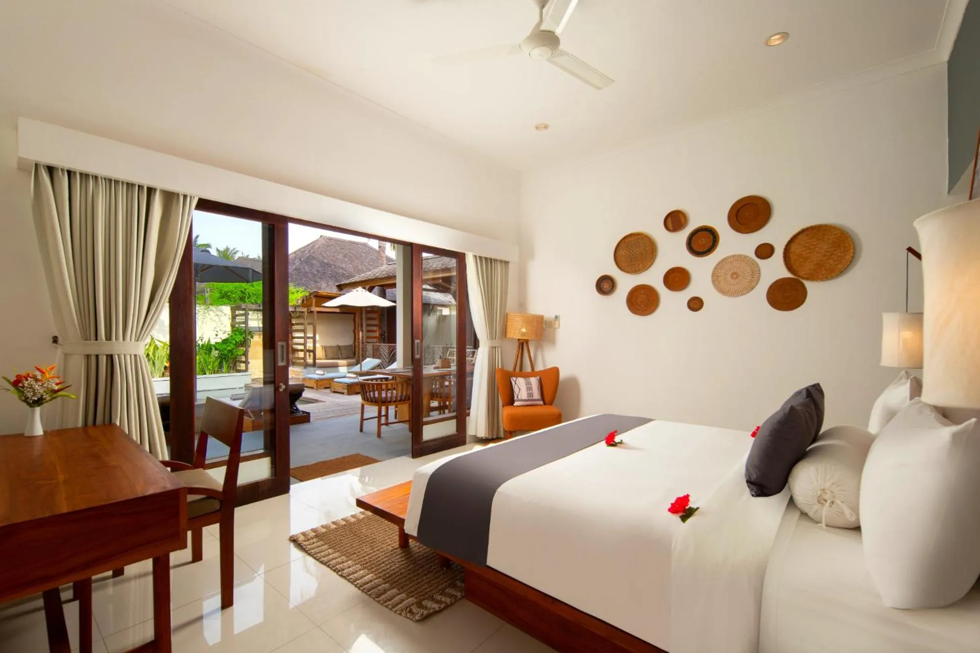 Bedroom, Bed in Utara Villas