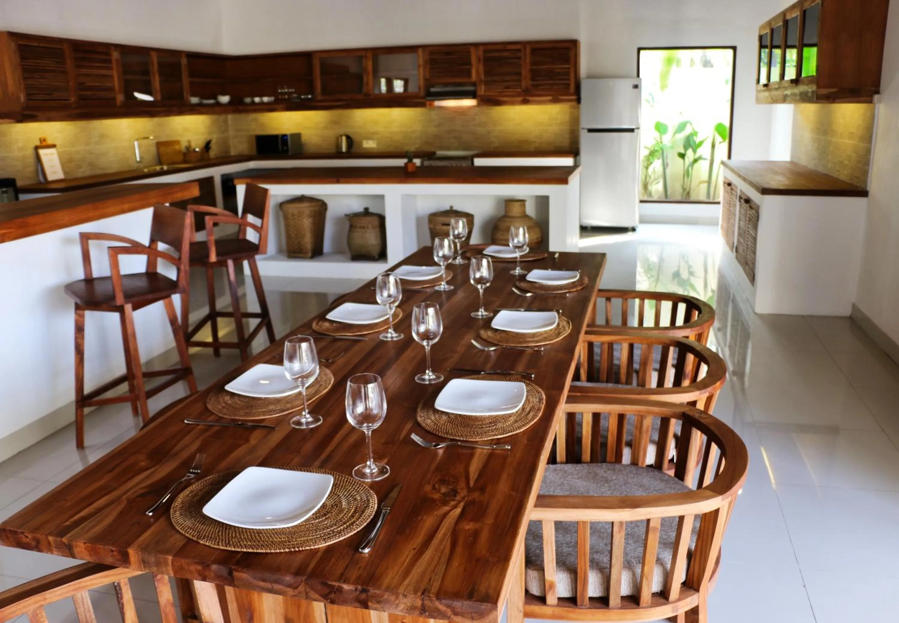 Kitchen or kitchenette in Utara Villas