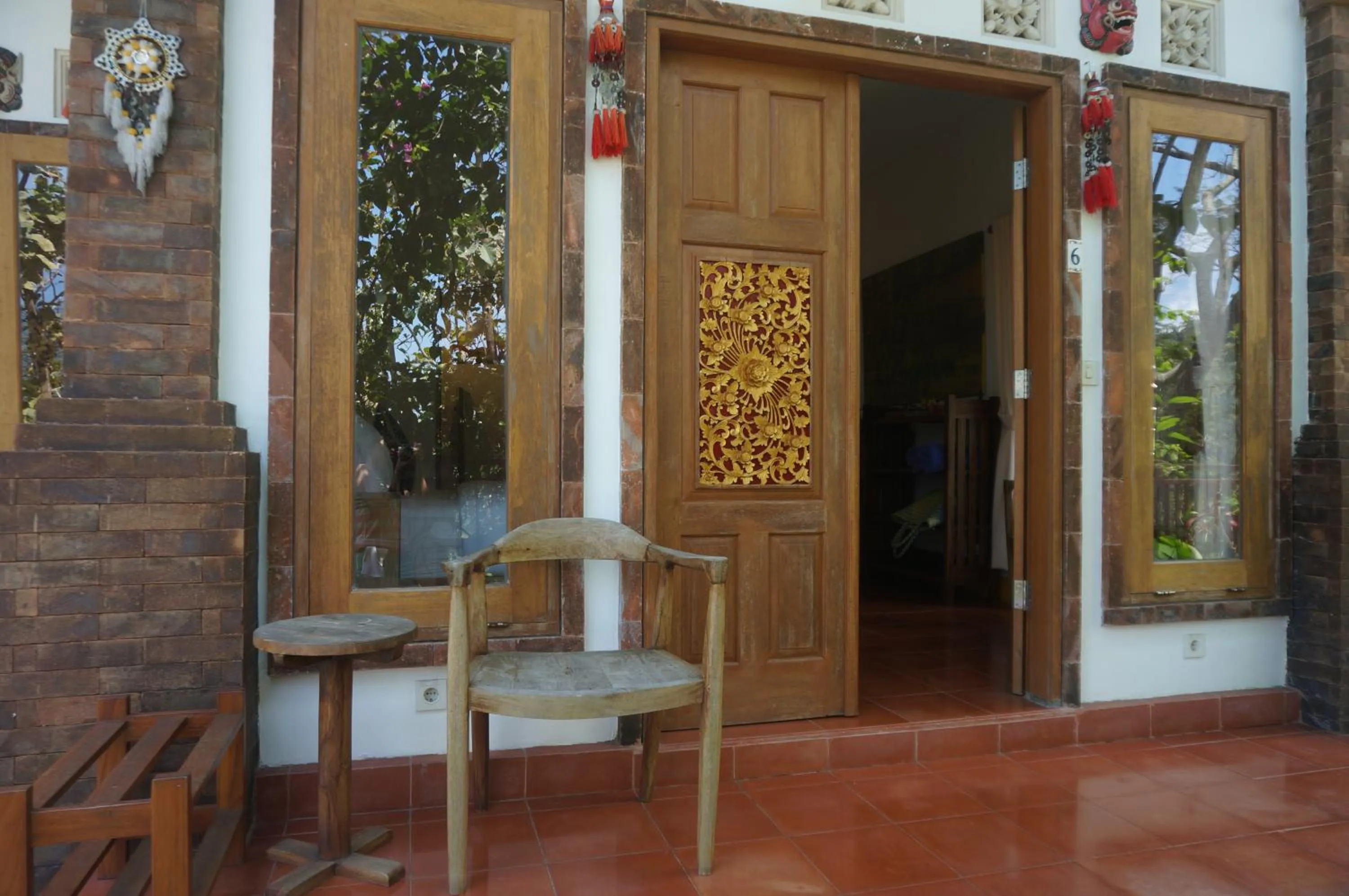 Balcony/Terrace in Manggis Garden Dive Resort
