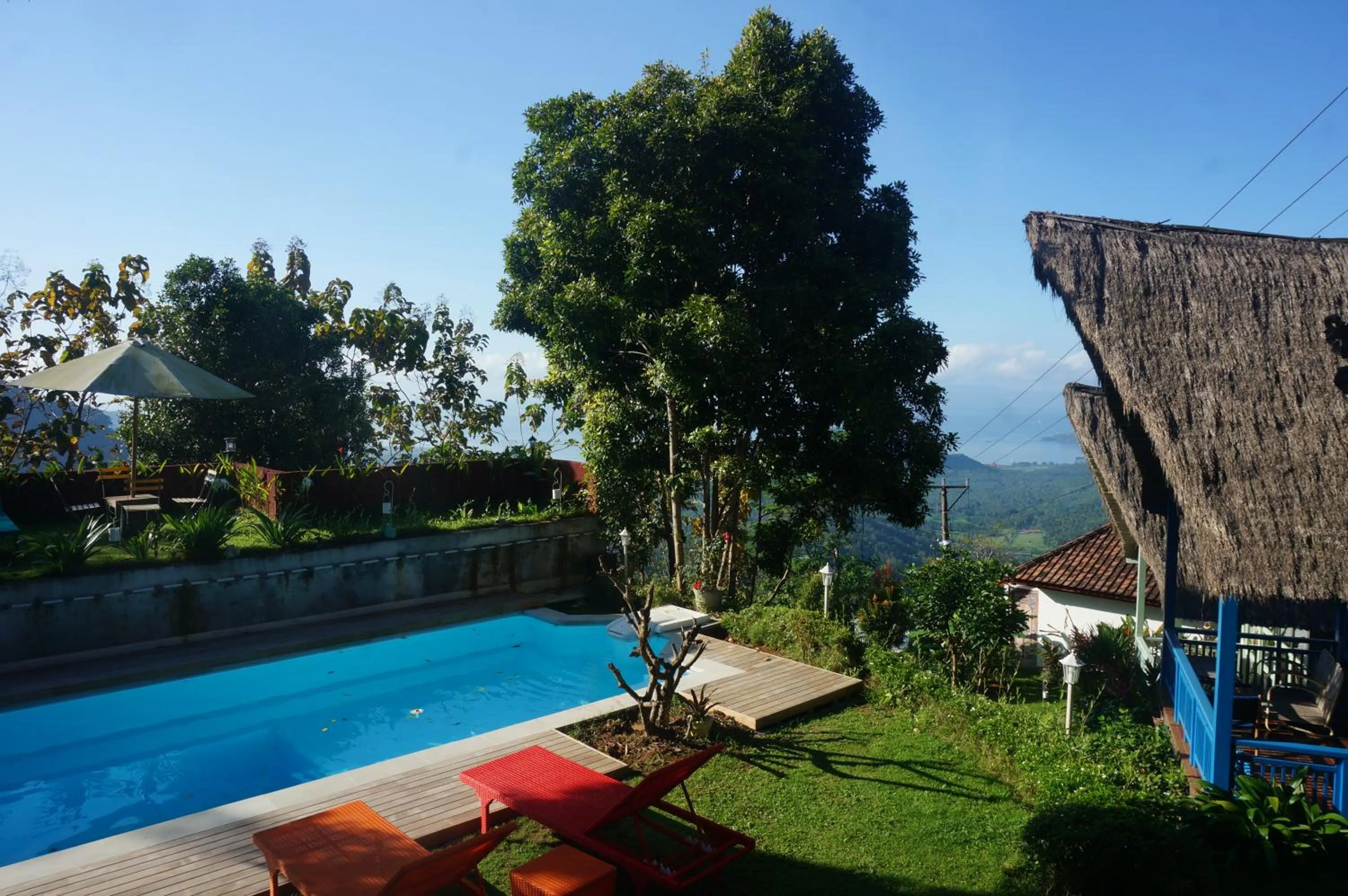 Swimming pool in Manggis Garden Dive Resort