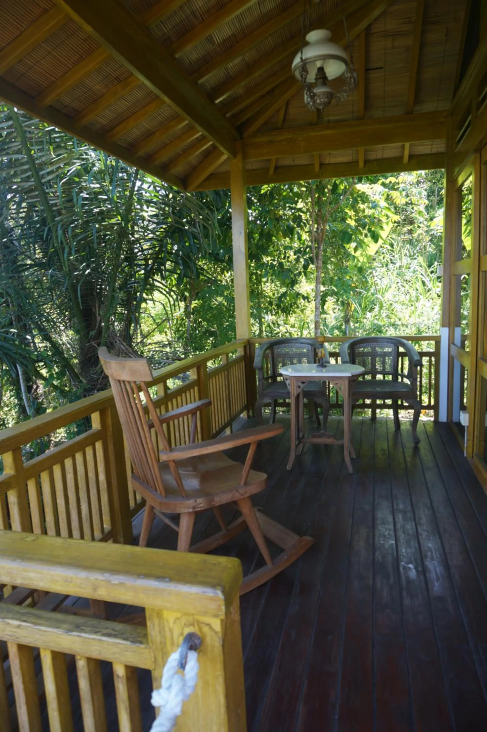Balcony/Terrace in Manggis Garden Dive Resort