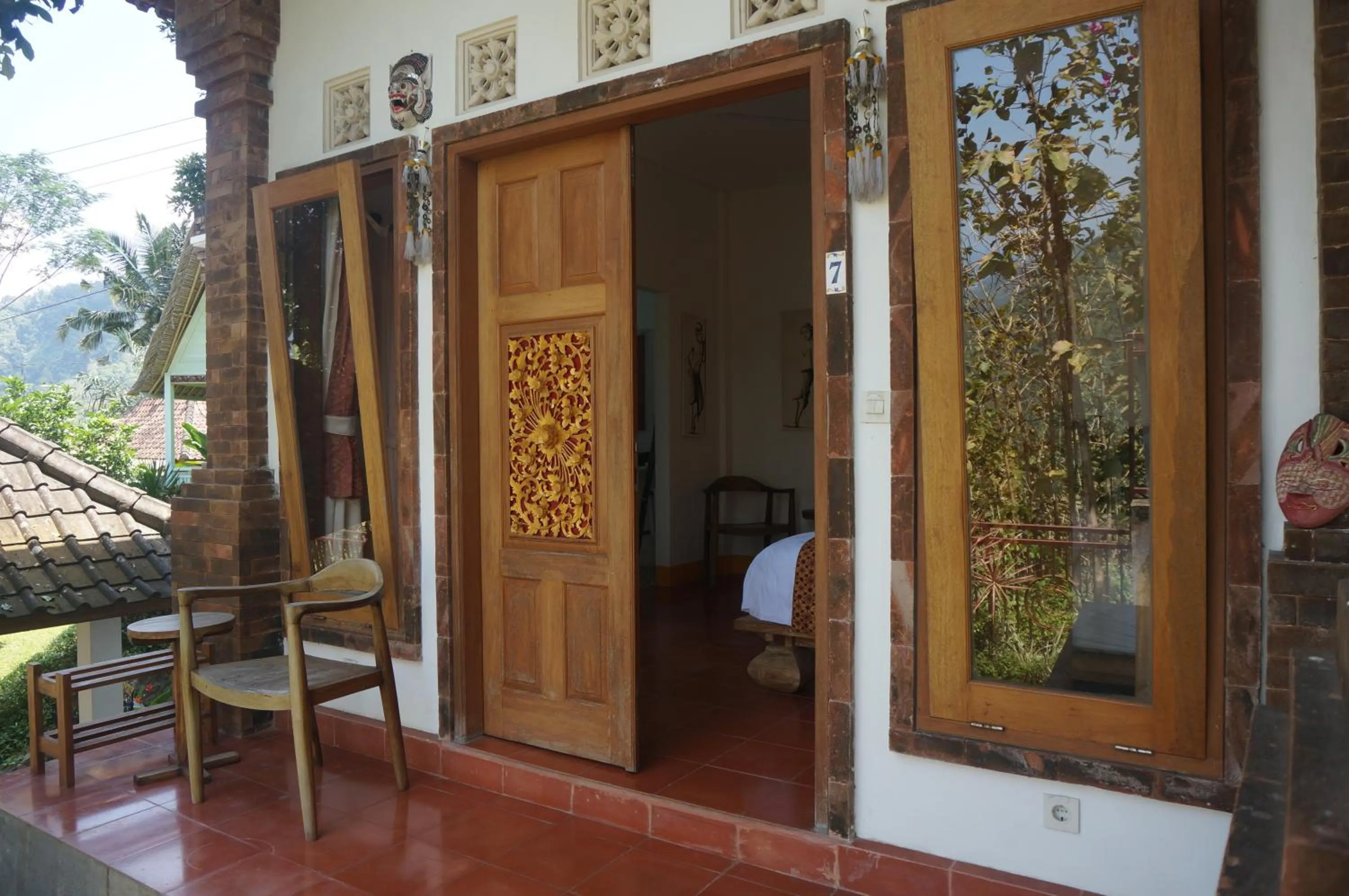 Balcony/Terrace in Manggis Garden Dive Resort