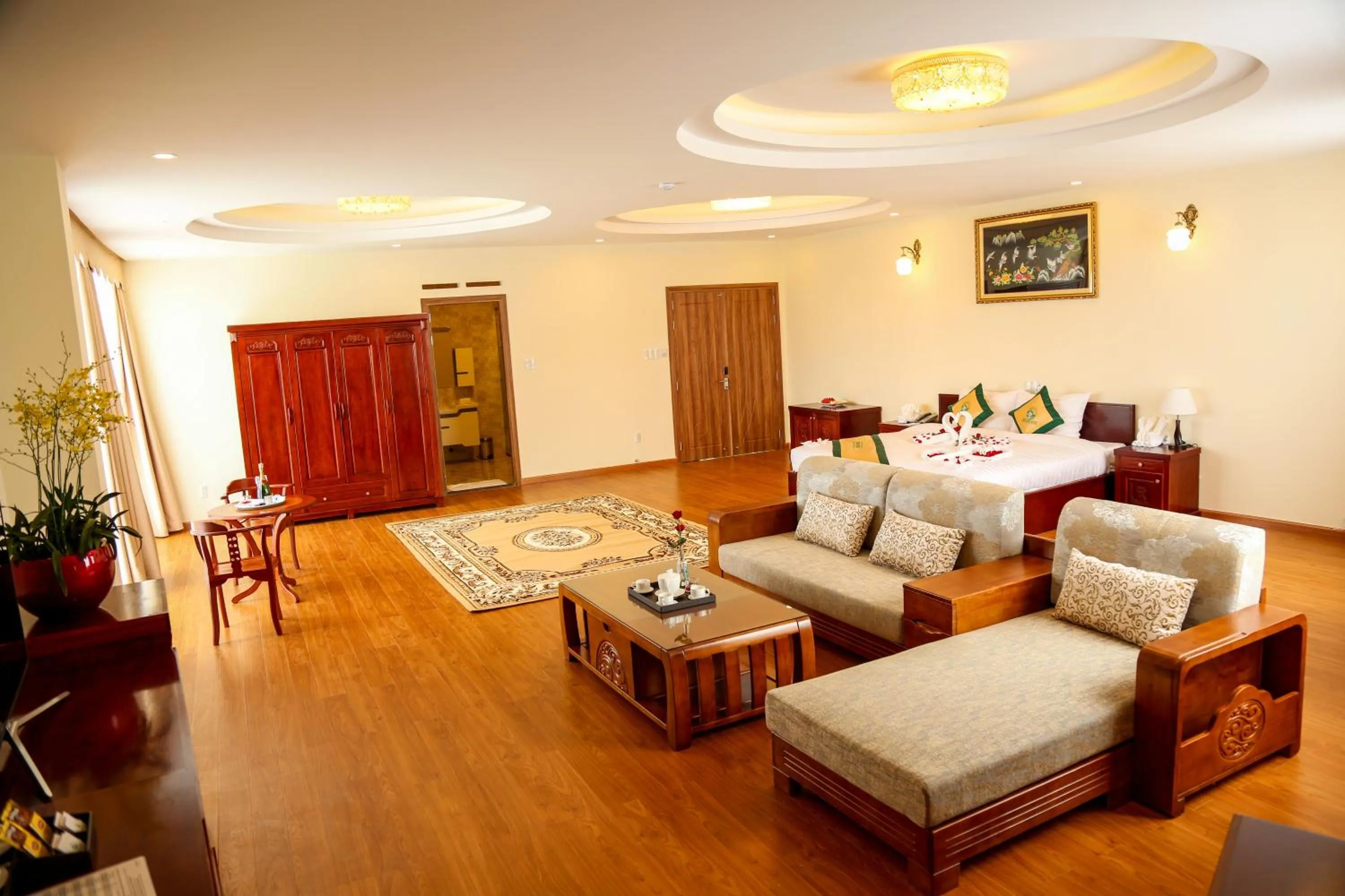 Living room in Thuy Hoang Nguyen Resort & Spa