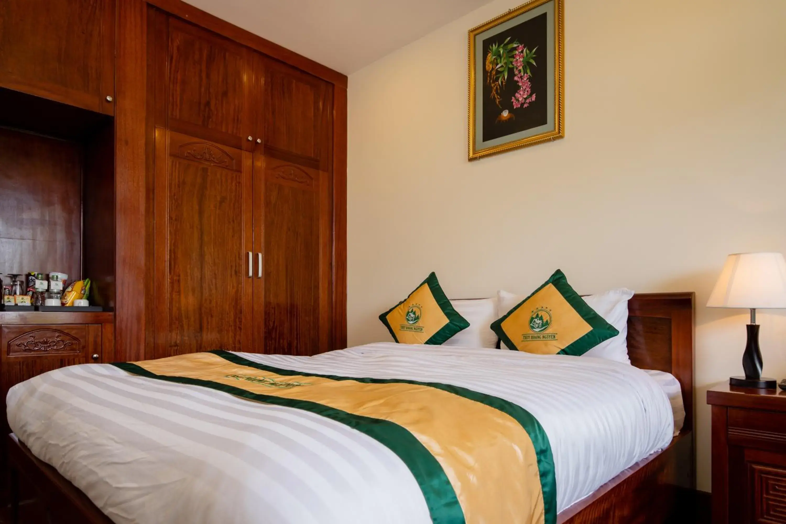 Bed in Thuy Hoang Nguyen Resort & Spa Bed in Thuy Hoang Nguyen Resort & Spa